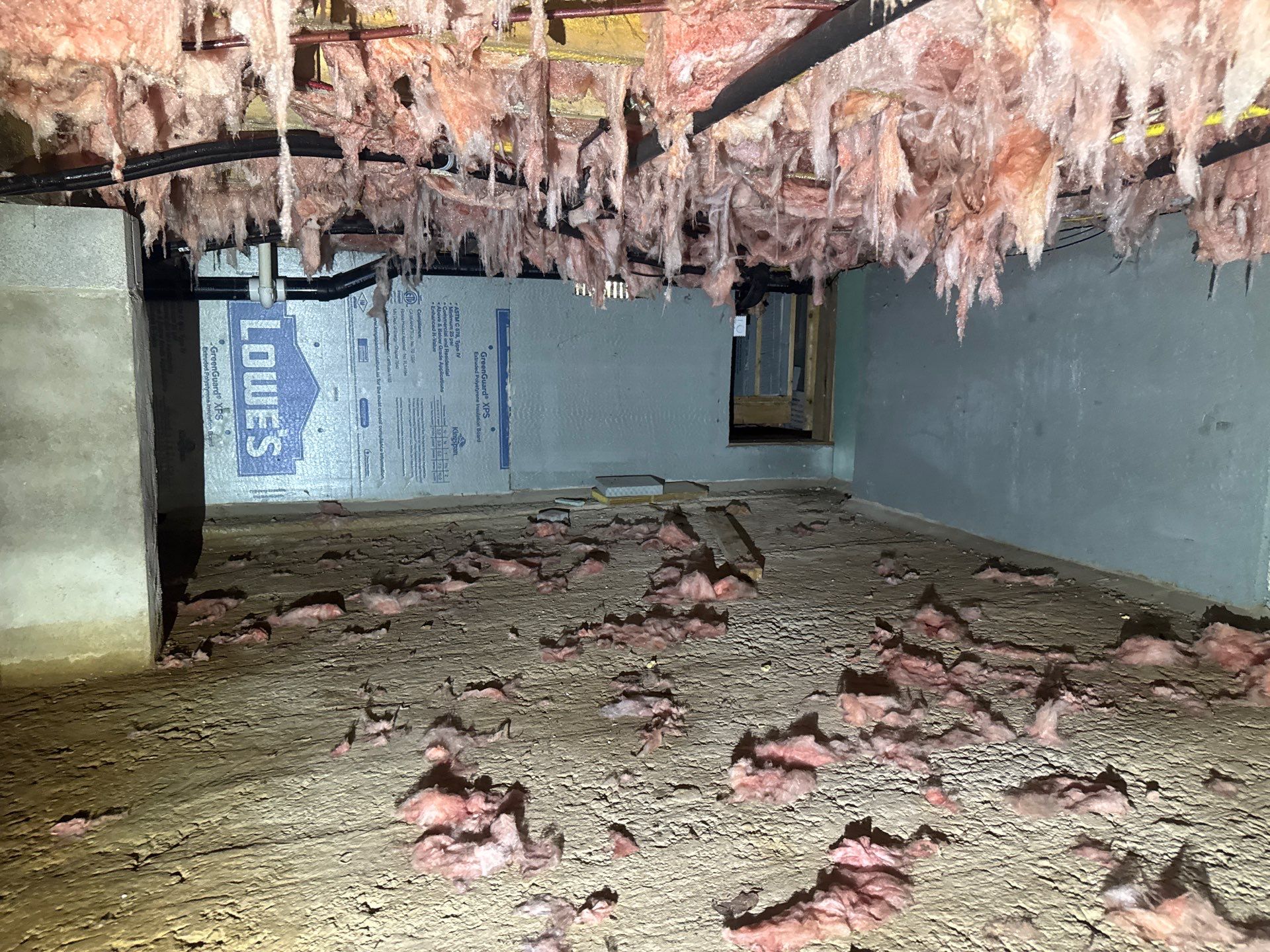 Pocono pines Dry and energy efficient crawlspace. by Burke Home Services