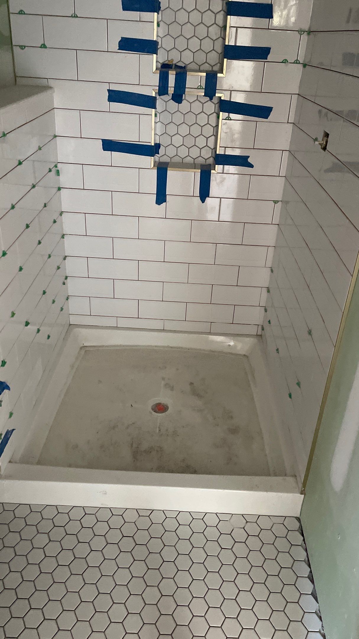 Remodeled Home with new tile floors, Showers and Refinished Oak Floors with stain and Waterbased Finish by Footprints Floors of Coastal Carolina