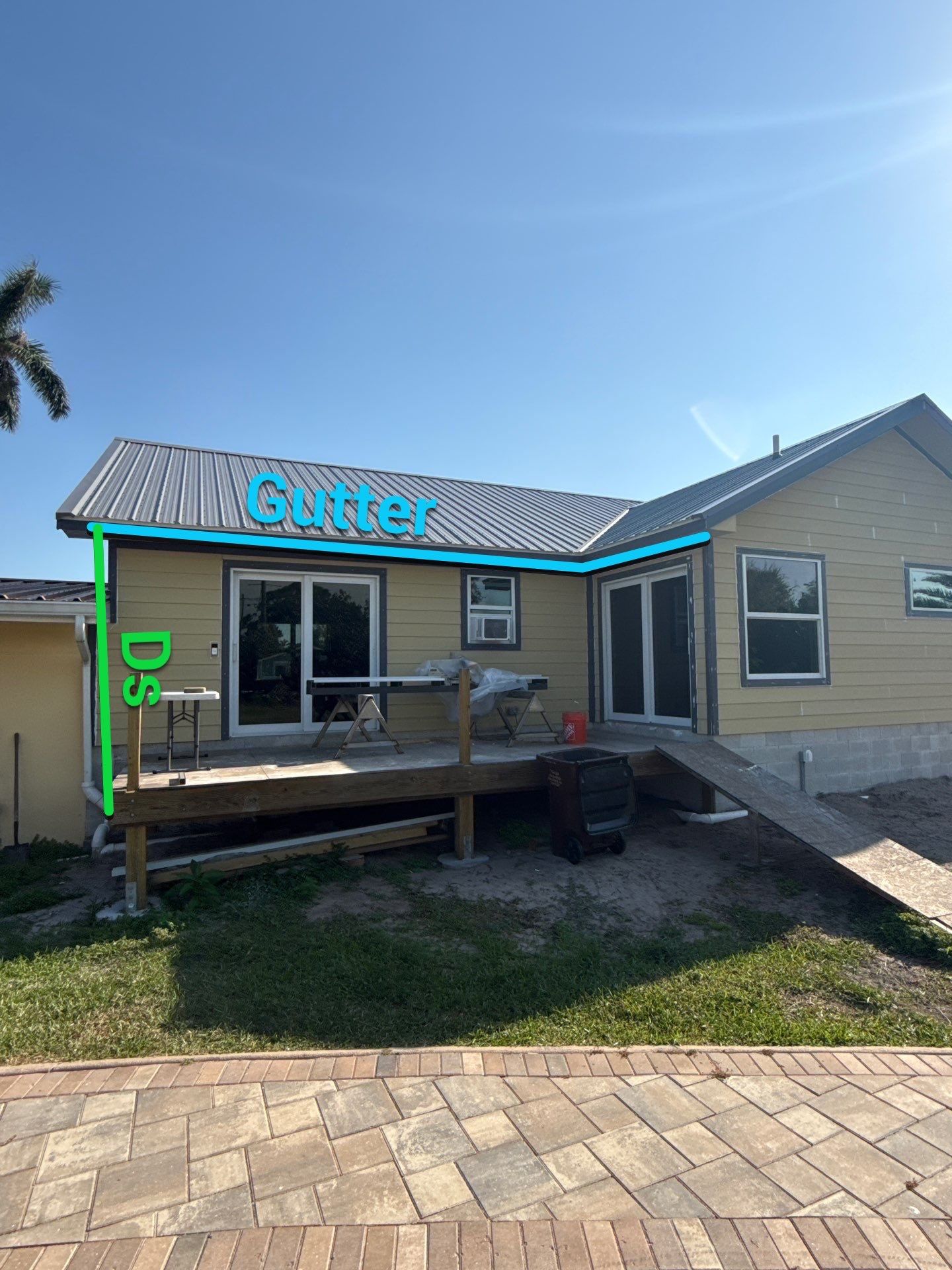 Musket Brown Seamless Gutters Installation in Saint James City, FL  by Gutter Professors