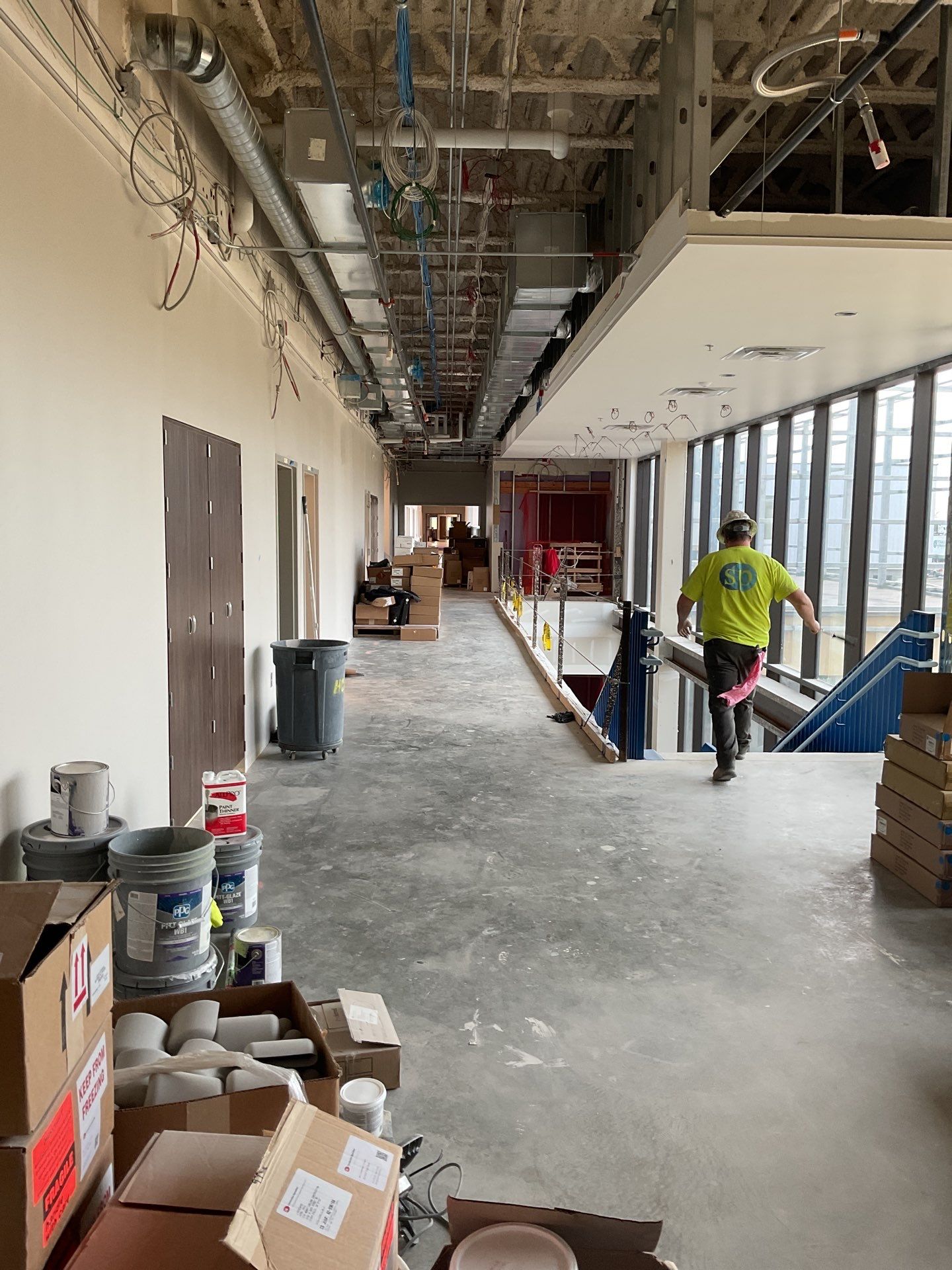 New Commercial Build Painting by Select Painting, Coatings & Garage Cabinets