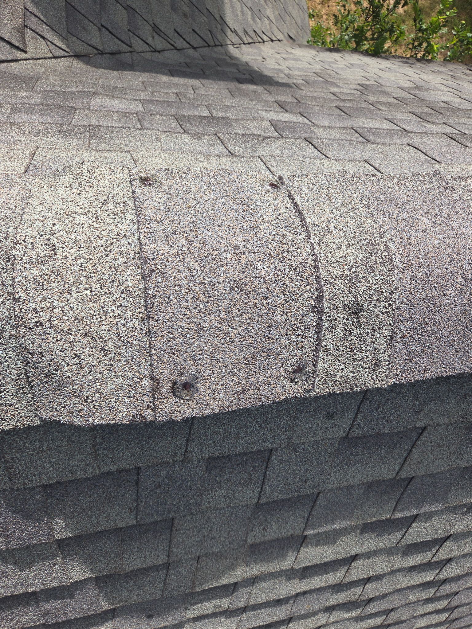 Crazy Wind Damage Repair on a Steep Roof by REPS OF TEXAS