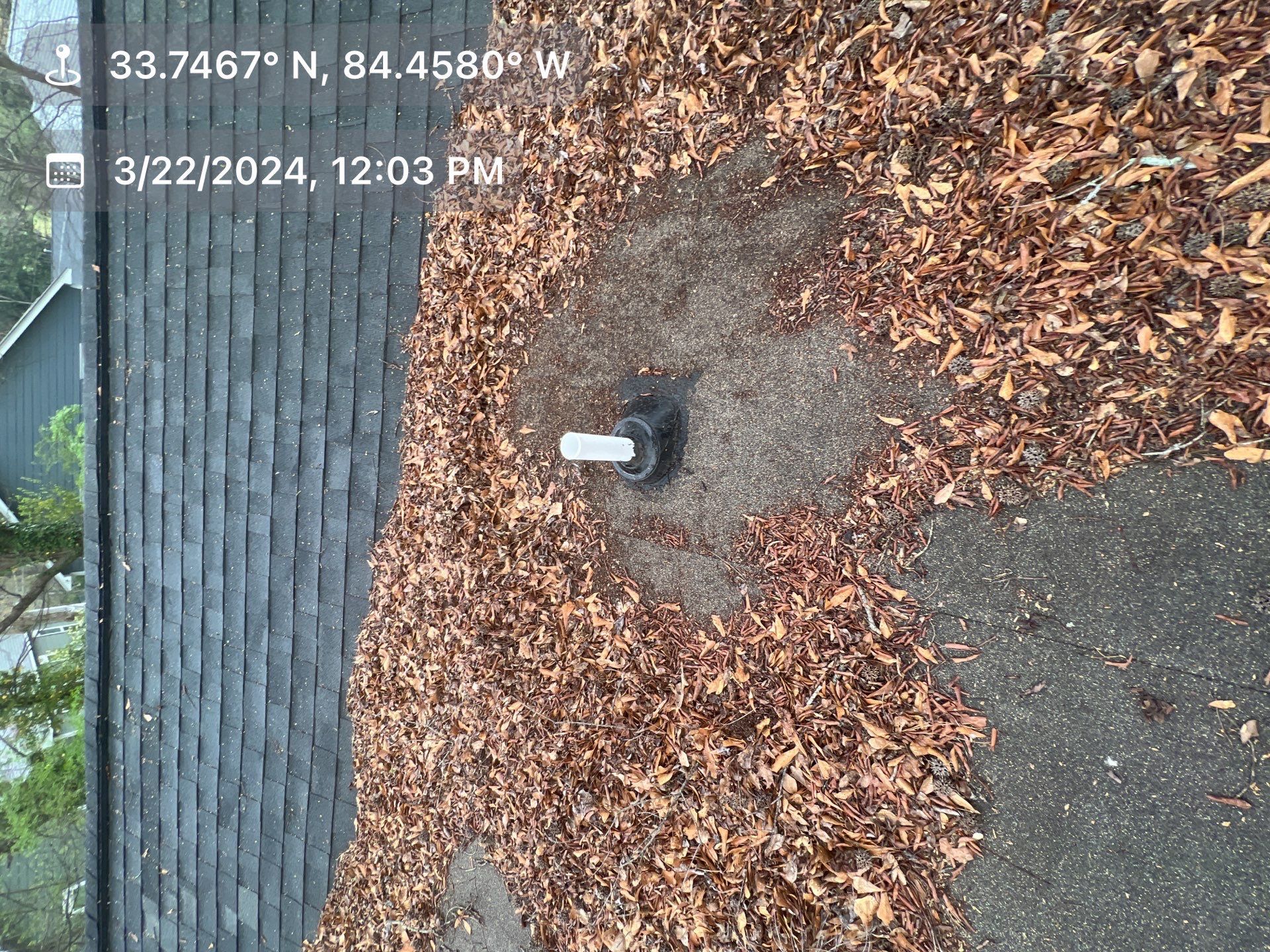 Gutter Cleaning using brown bags by Roof Bullies