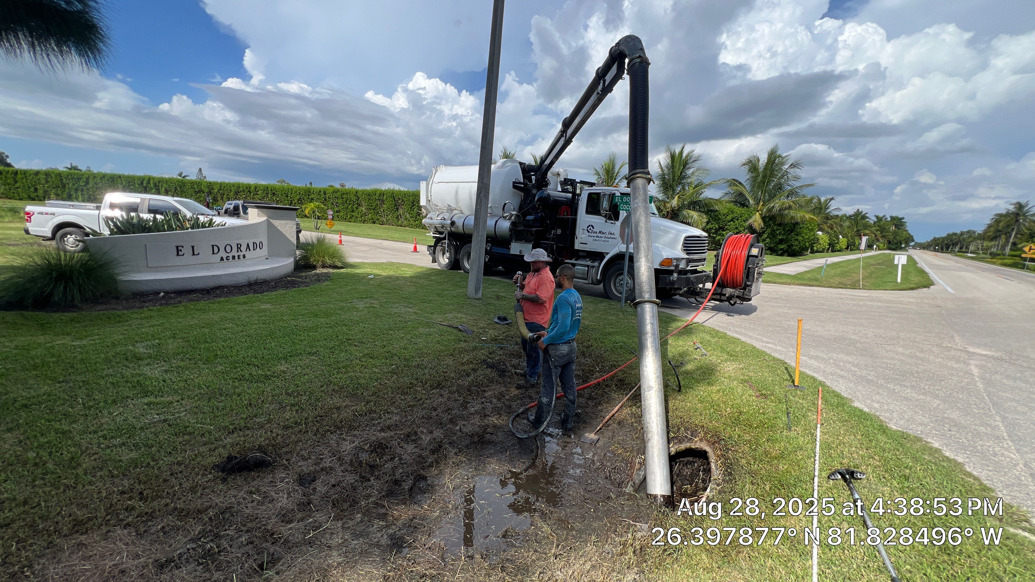 El Dorado/Coconut Rd Culvert Cleaning by Don Mar, Inc. Storm Water Solutions