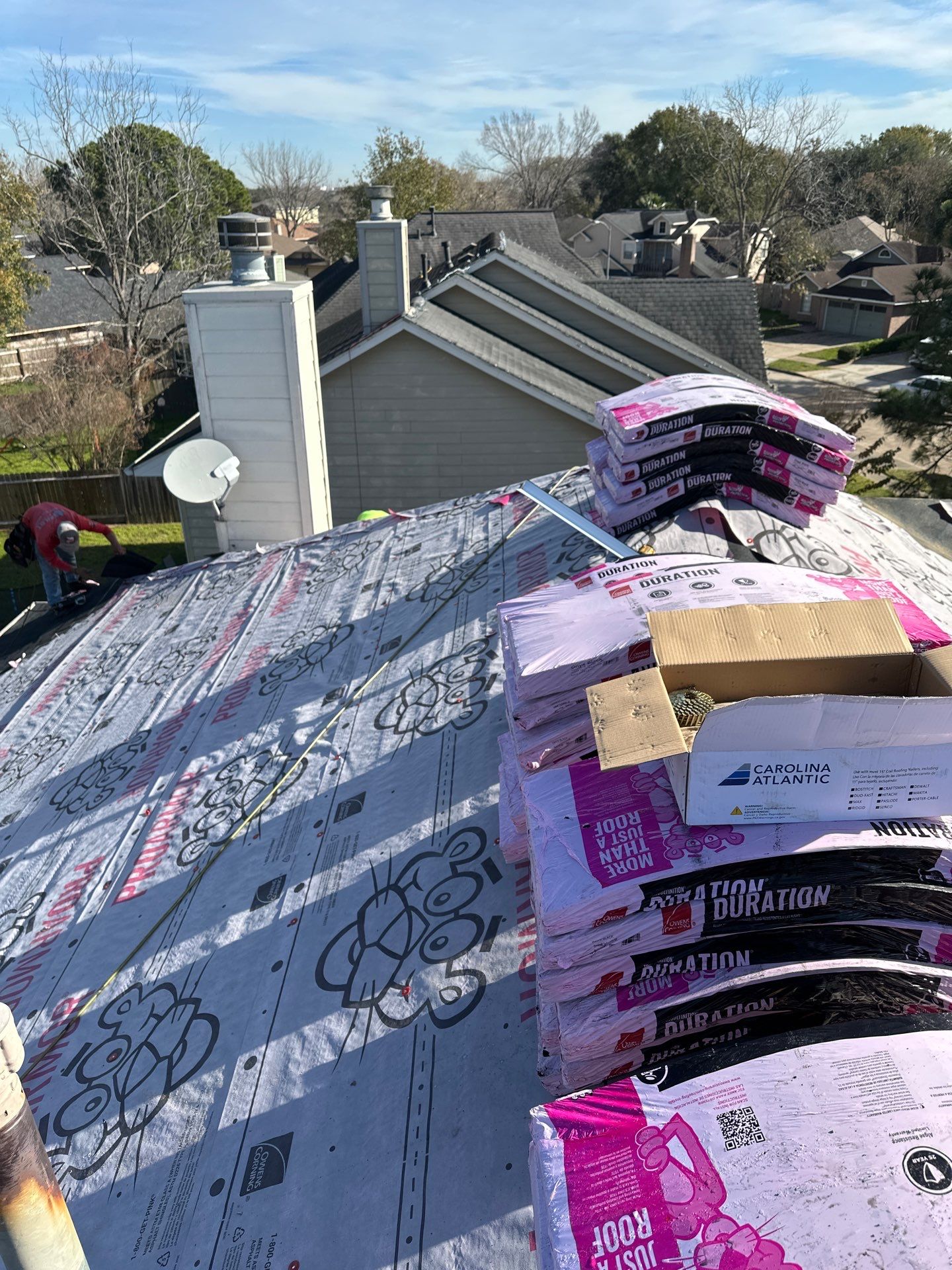 Project in Katy by Motion Roofing