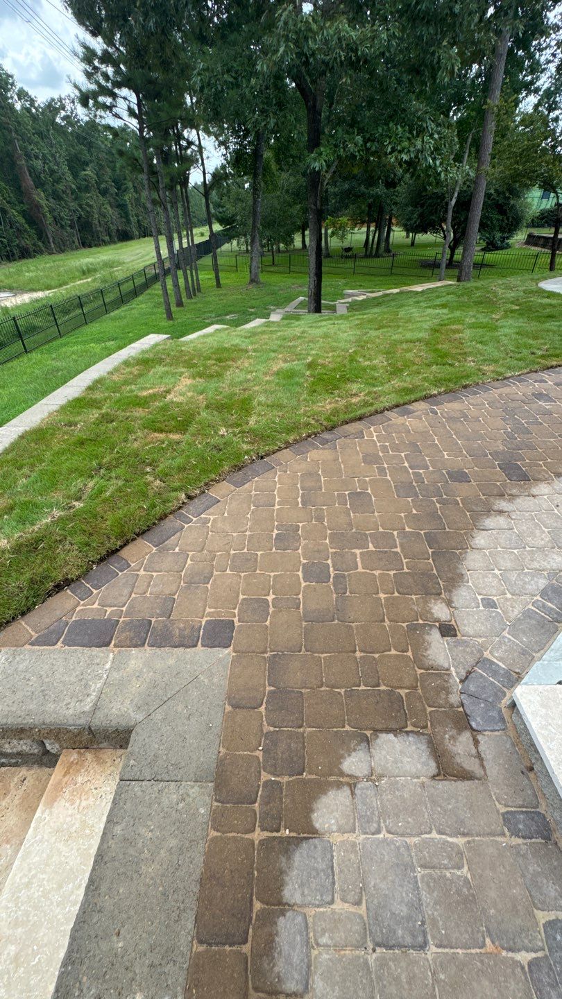 🏡 Duane’s Complete Retainer Wall & Hardscape Walkway by Texas Urban Elements