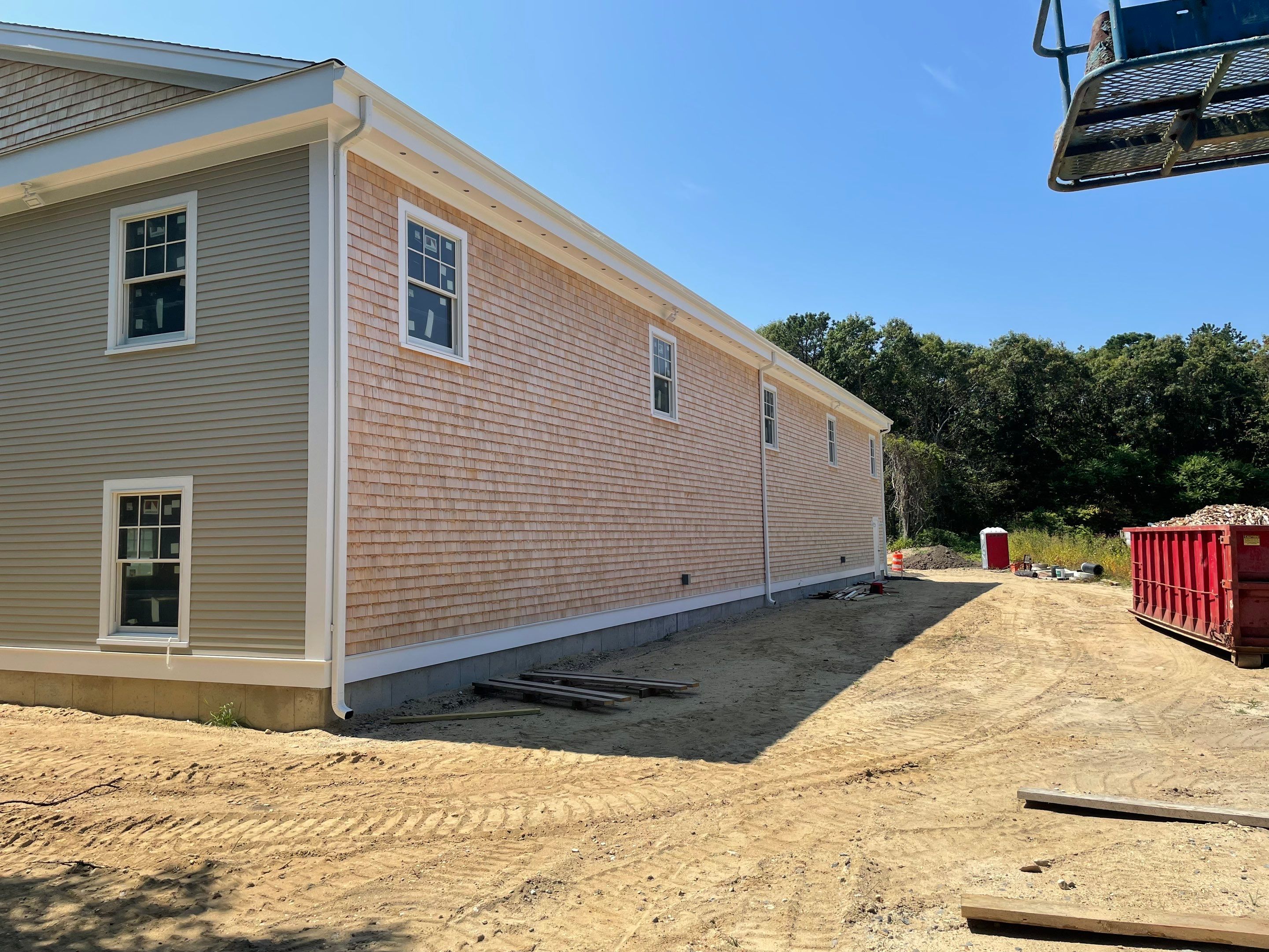 6" K-Style Seamless Aluminum Gutter install in Mashpee, MA by Gutter Pro Enterprises