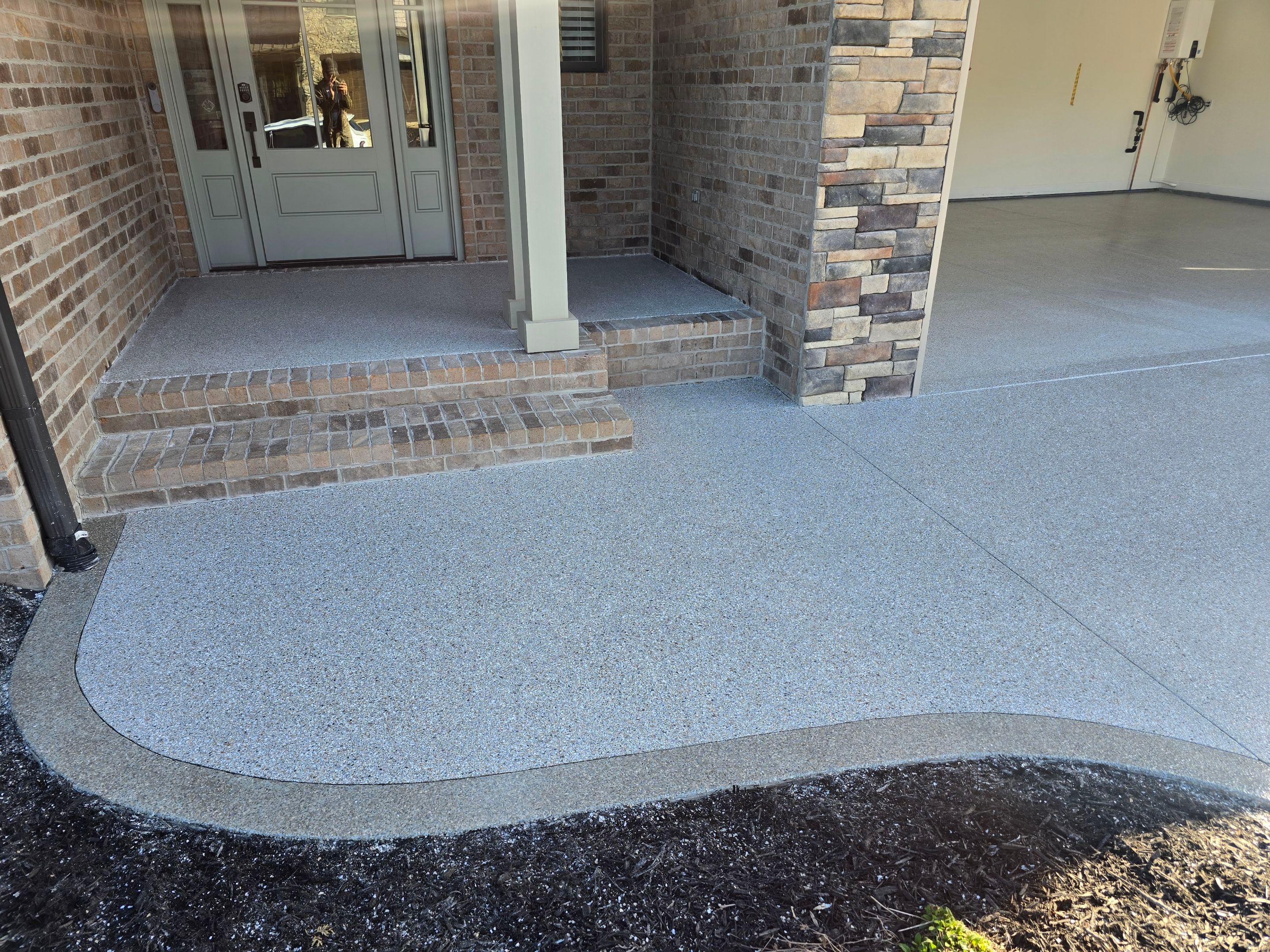 Driveway Using Claystone & Trail Mix Match by Elite Floor Solutions