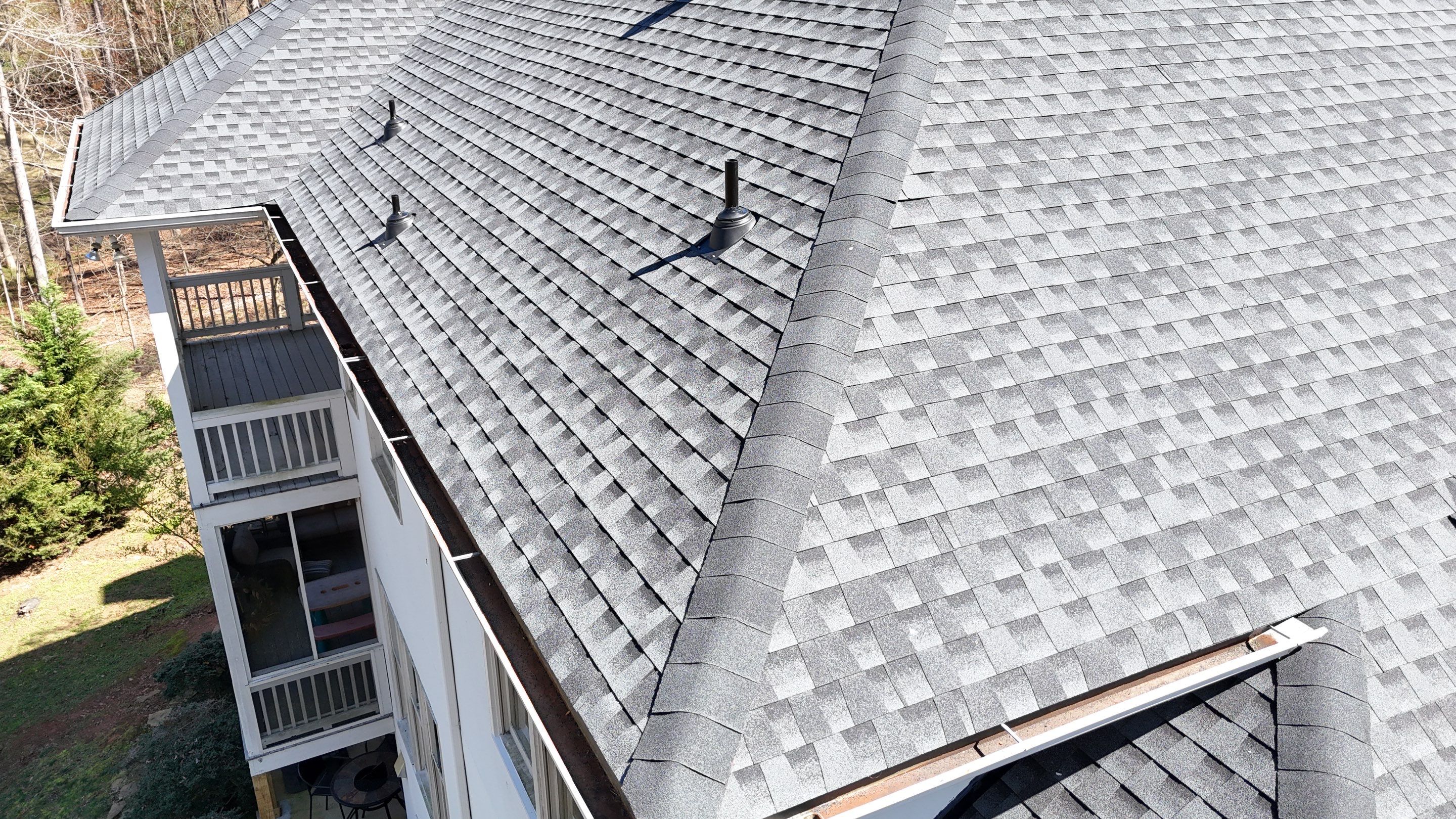 Roswell, GA Roof Replacement GAF Timberline HDZ Charcoal by Reset Roofing