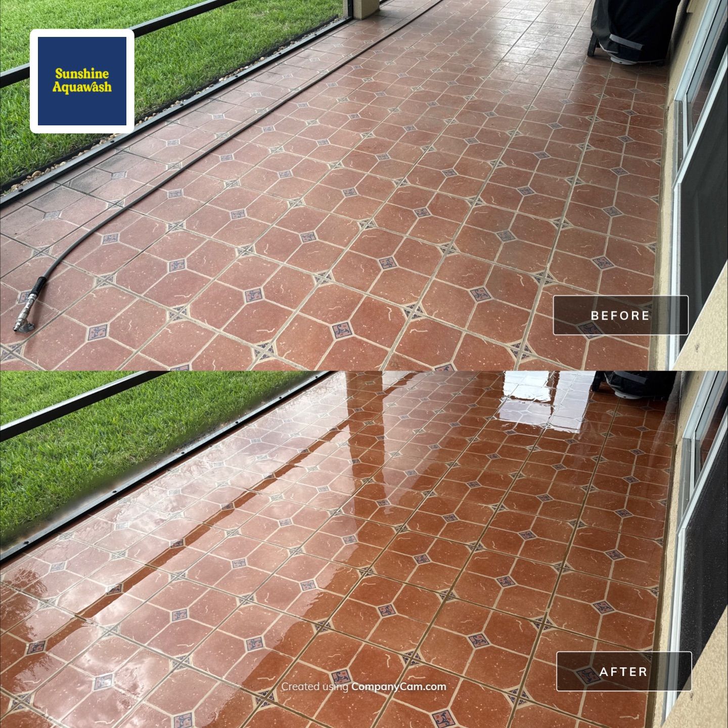Lanai, Driveway & Sidewalk Cleaning in Palmetto, FL by Sunshine AquaWash