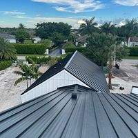 24ga 1.5" Snap-Lock Matte Black   by Total Roofing System The Metal Roof Experts
