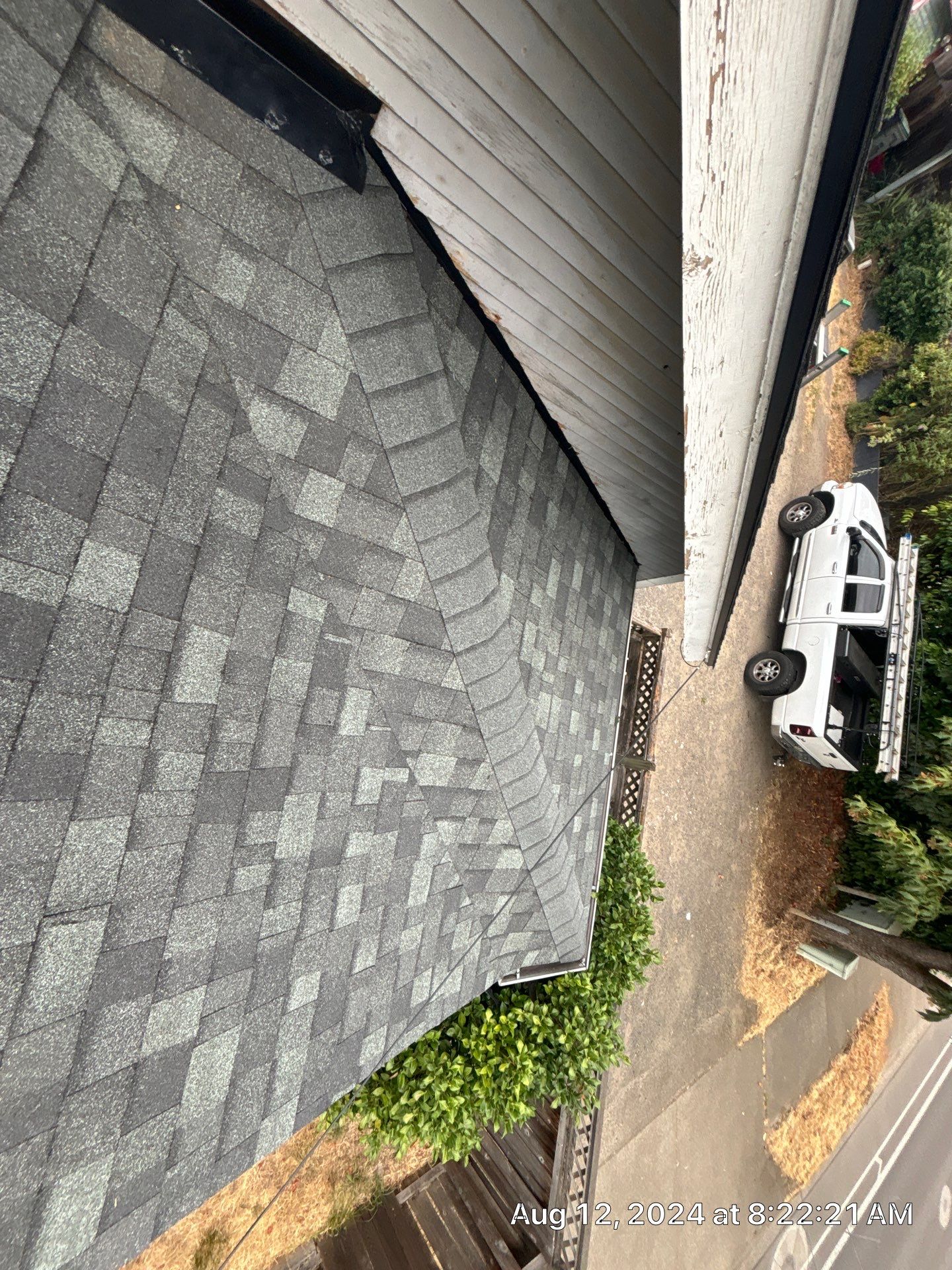 Residential Reroof using Owens Corning Duration Shingles in the color Estate Gray. by BEST Roofing & Waterproofing