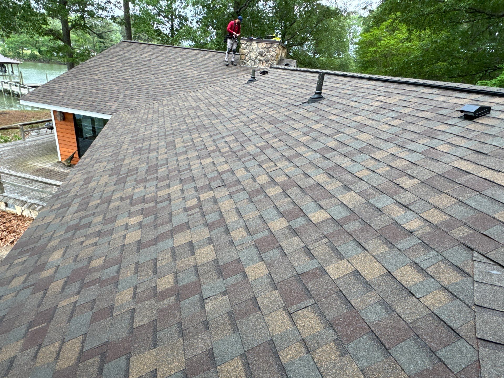 Waterfront Roof, Fascia, and Soffit Replacement in Gloucester Point by Cade Construction