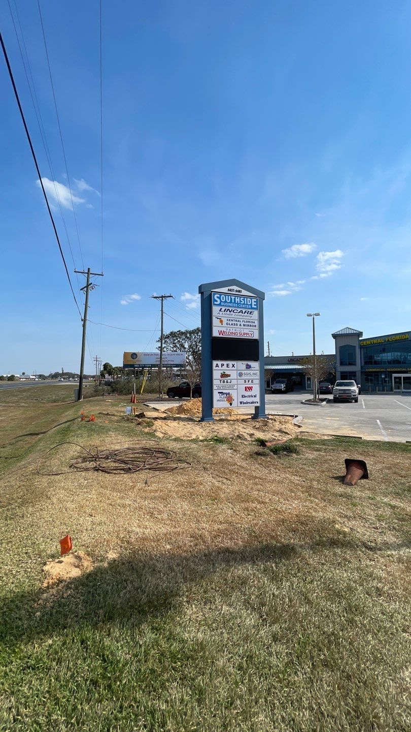 Pylon Sign for Southside Business Center by SignCrafters