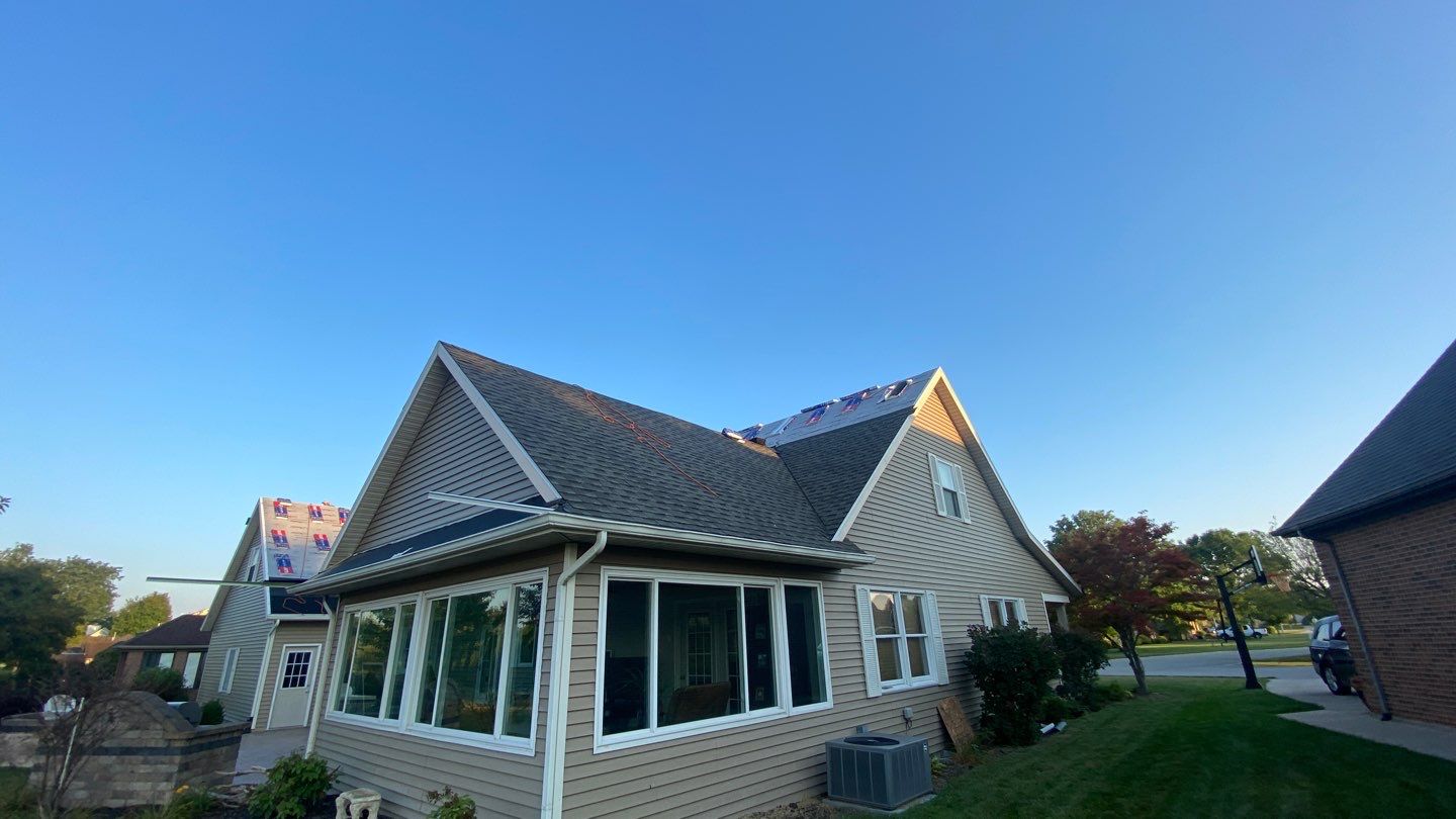 Residential Roofing Installation using GAF Timberline HDZ Weathered Wood by Nitro Roofing and Construction