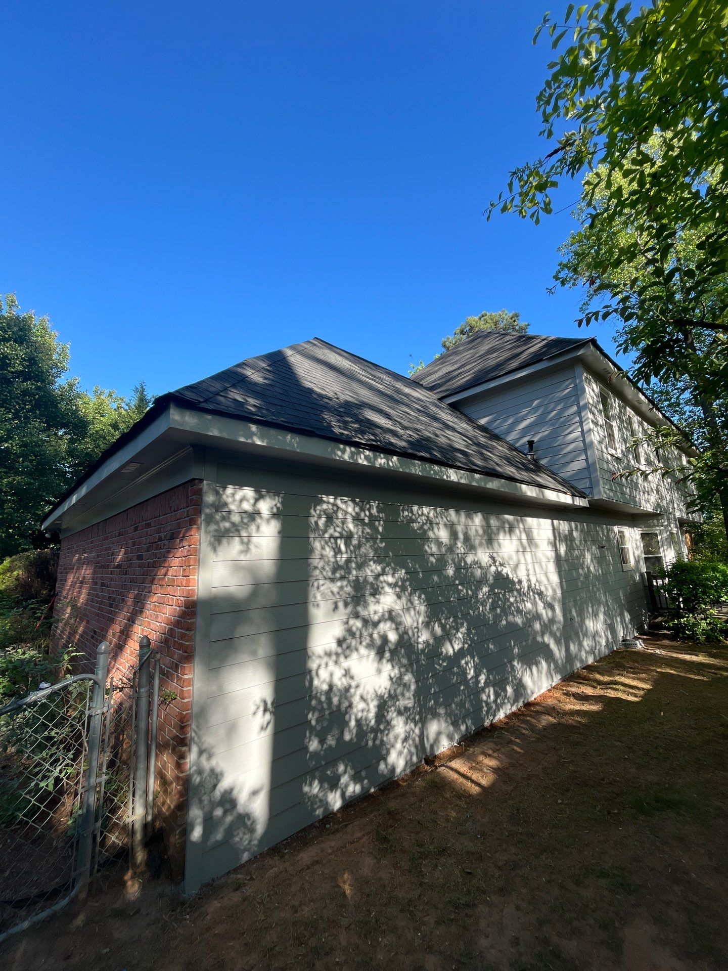 Rotten Wood, Siding, Fascia, and Gutter Replacement with Exterior Painting in Lawrenceville, GA by Nelson Exteriors