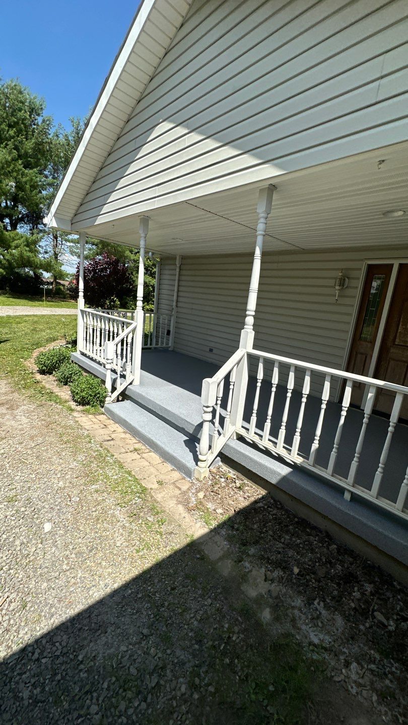 Porch & Steps Project in Renfrew by Floors in a Day, Inc