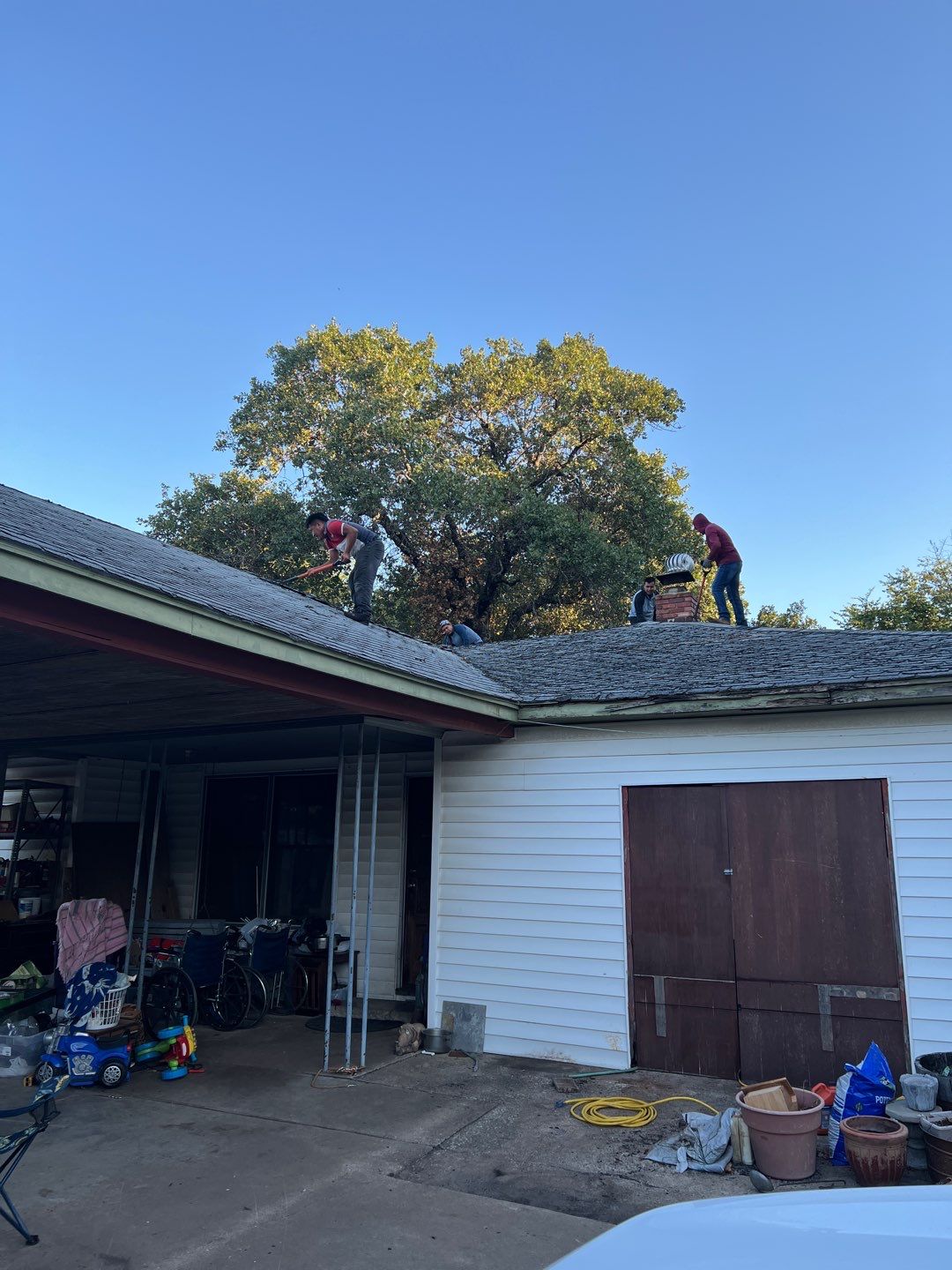 Residential Roofing Installation using GAF Natural Shadow  by A & H Roofing and Contracting