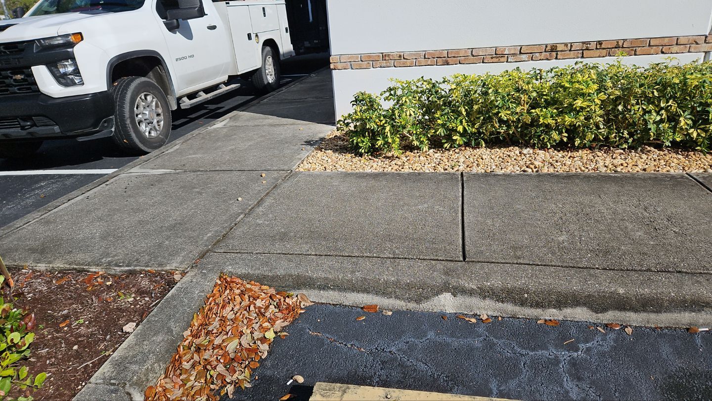 Pressure Washing Commercial Parkland by BKB Pressure Cleaning LLC