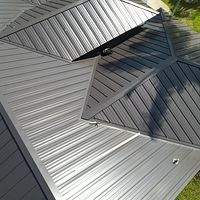 24ga 1" Nail-Strip Dark Bronze by Total Roofing System The Metal Roof Experts