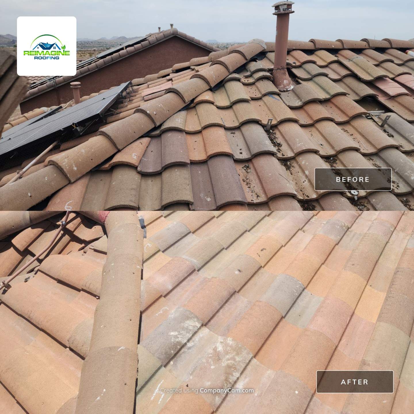 San Diego Blend Concrete Tile by Reimagine Roofing