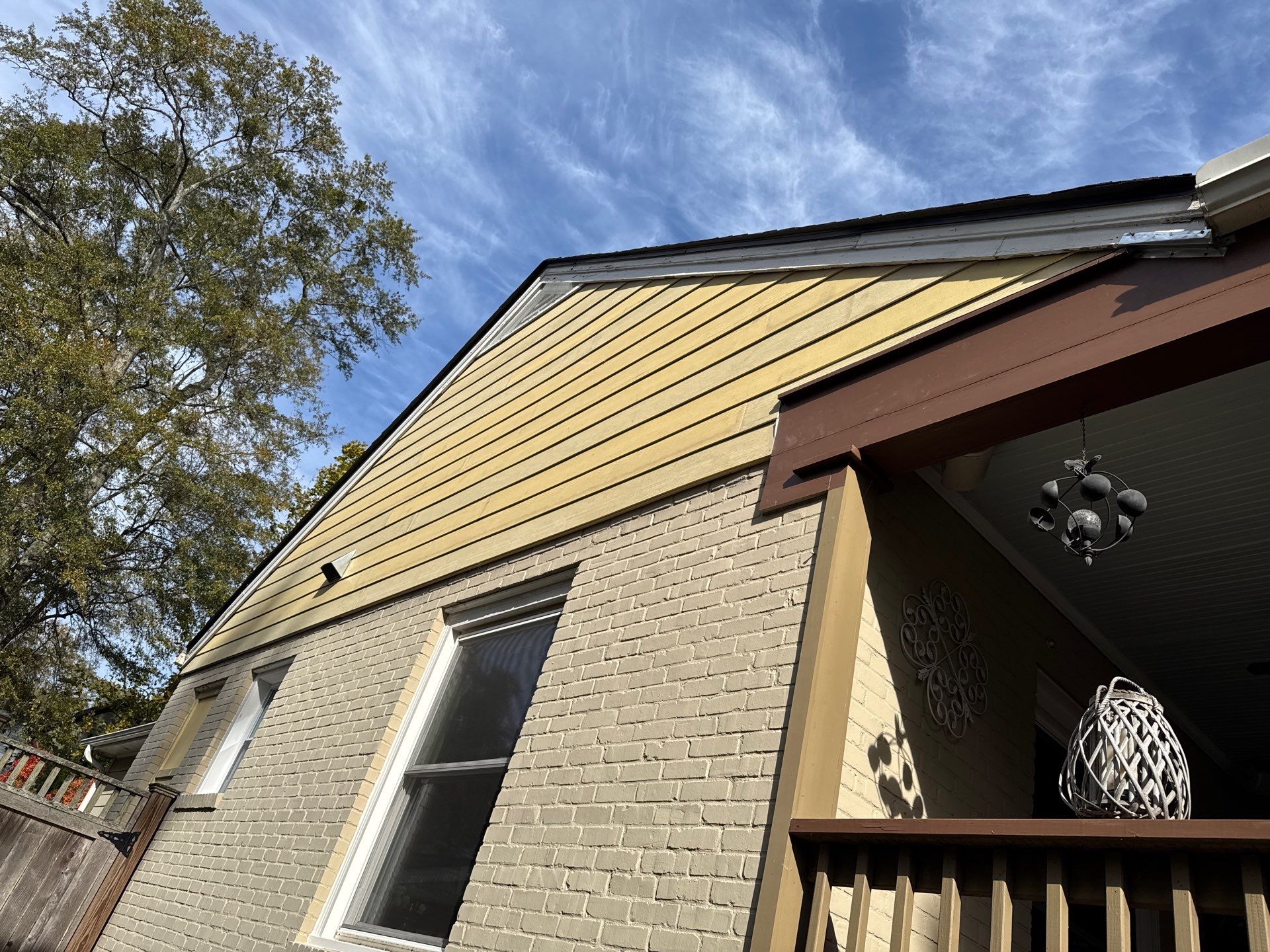 Exterior Painting and Gable Siding Replacement in Decatur by Swift Home Renovations