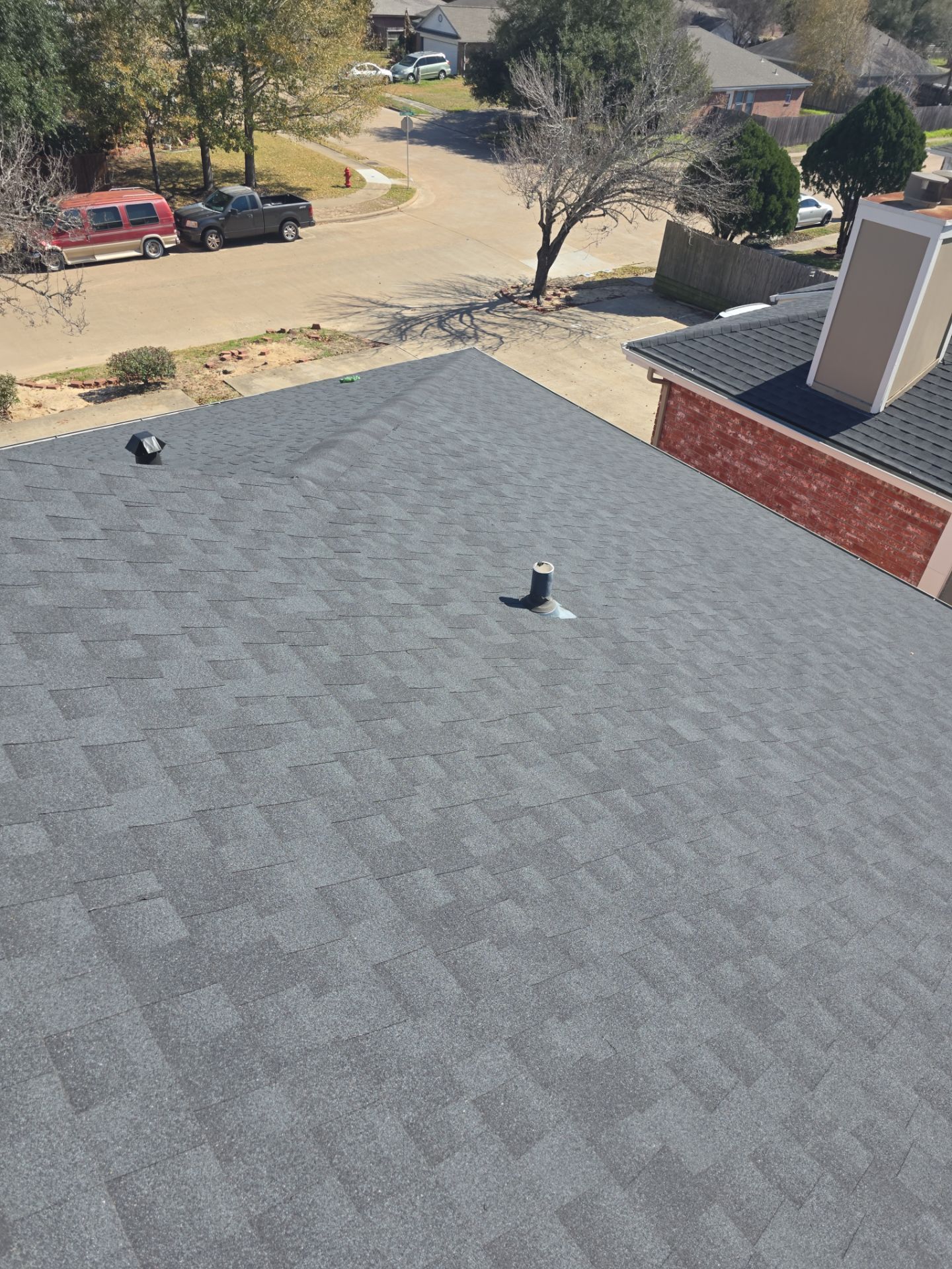 Our salesmen actually WORK for you! by REPS Austin Area Roofer