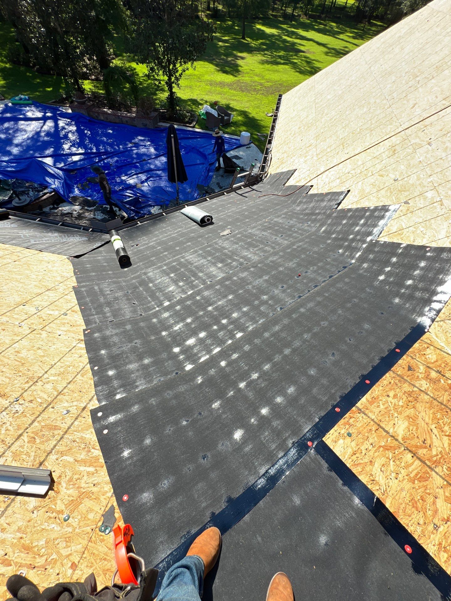 Residential Roofing Installation using Owen's Corning Duration (Lifetime) Shingles by Roof Repair Company