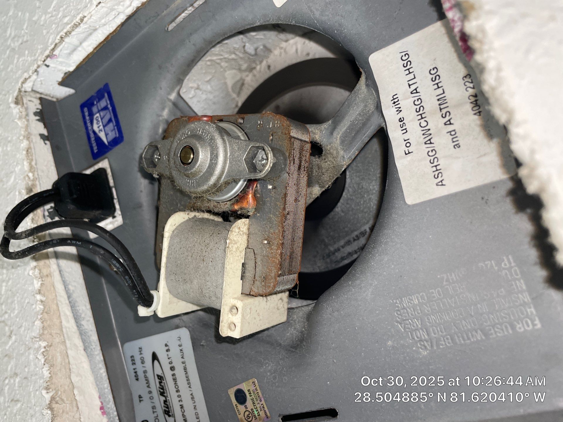 Dryer Vent and Bathroom Exhaust Fan Cleaning in Winter Garden by Hygienic Air, Inc
