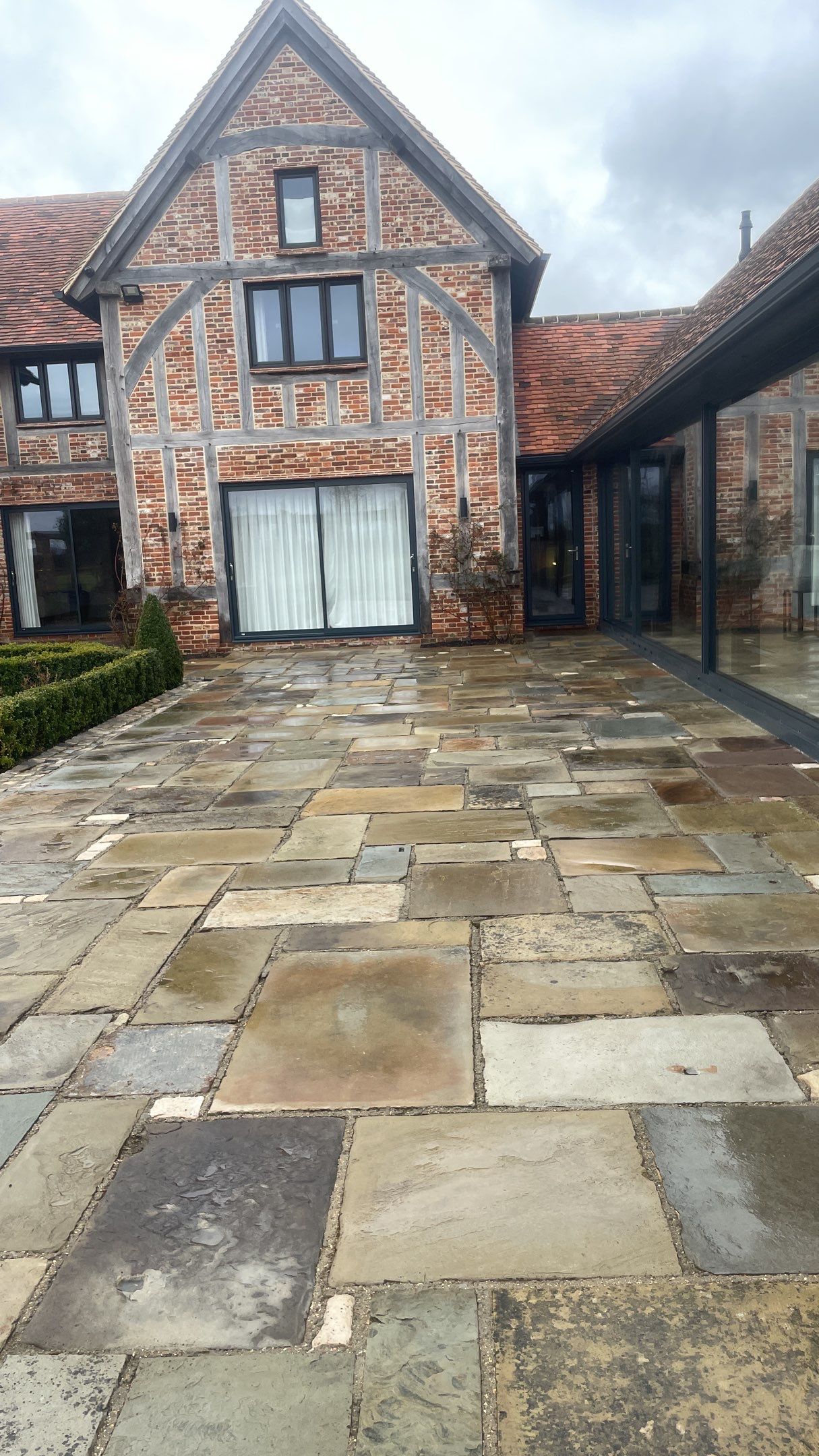 Patio Clean using honda 21 ltr/min by Ges Exterior Cleaning ltd