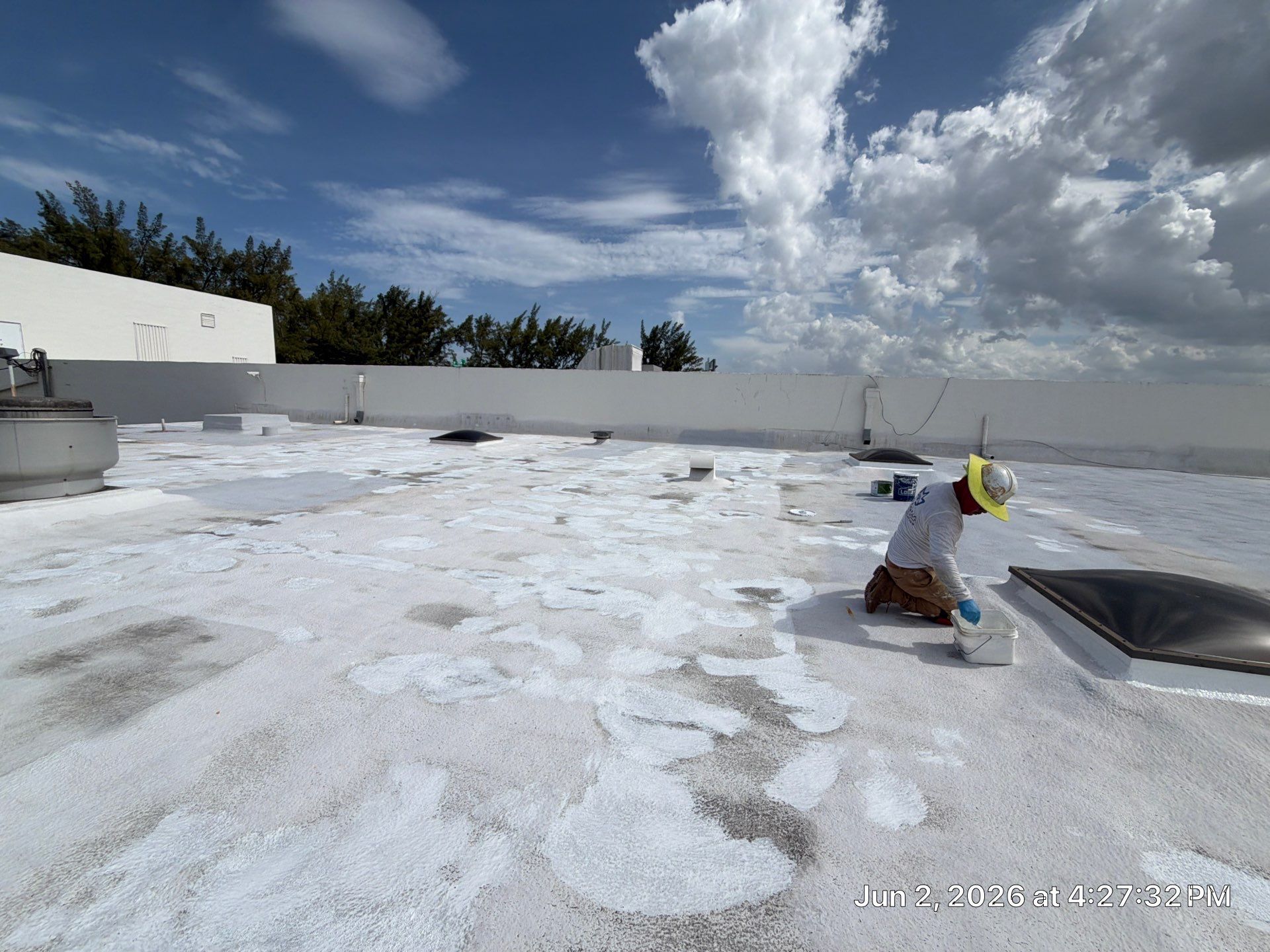 Fort Lauderdale Commercial Roof Restoration and Reflective Coating Installation by Roof King LLC
