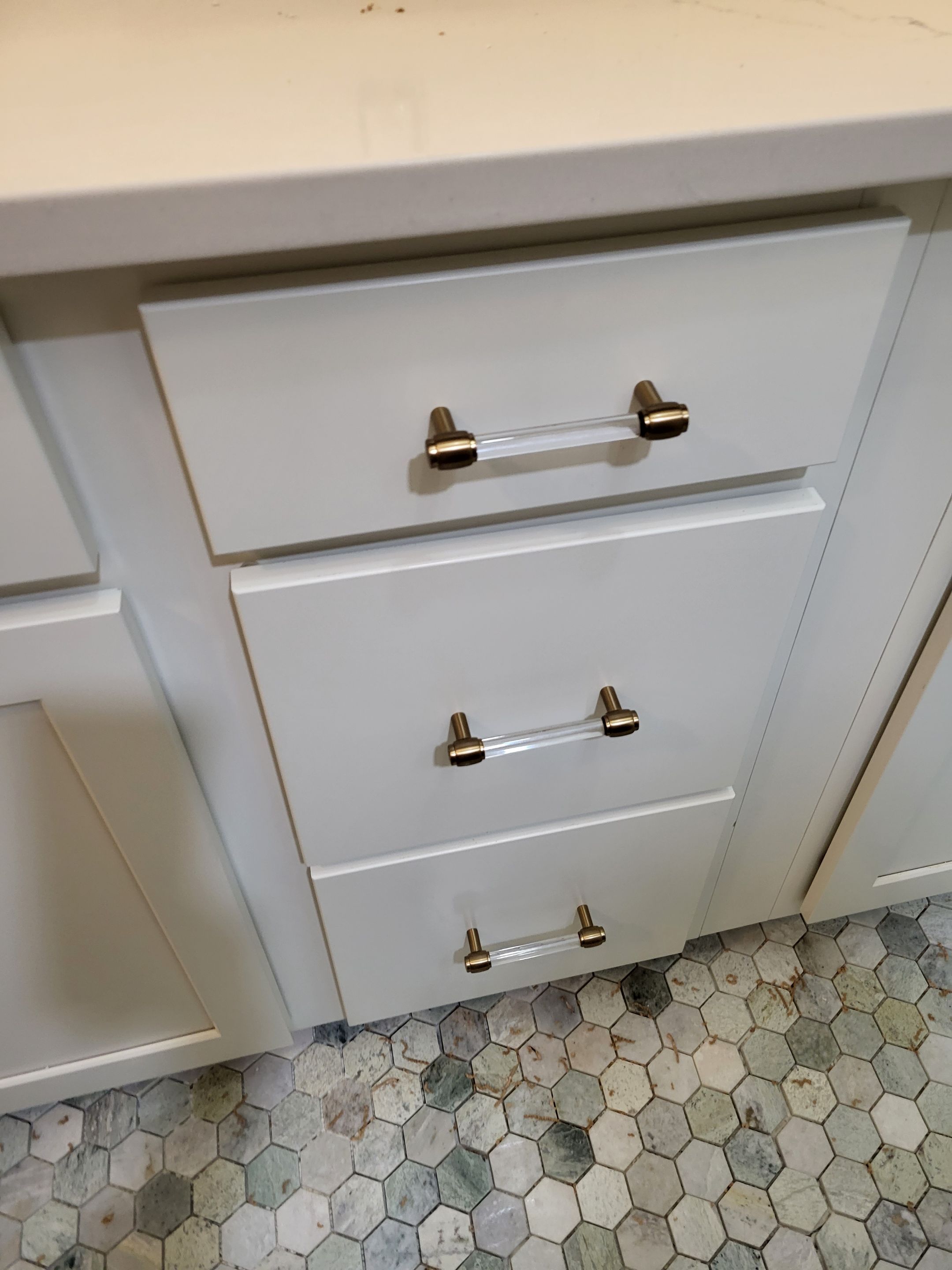 Sage Tile Bathroom Update by Legacy Bath and Kitchen 