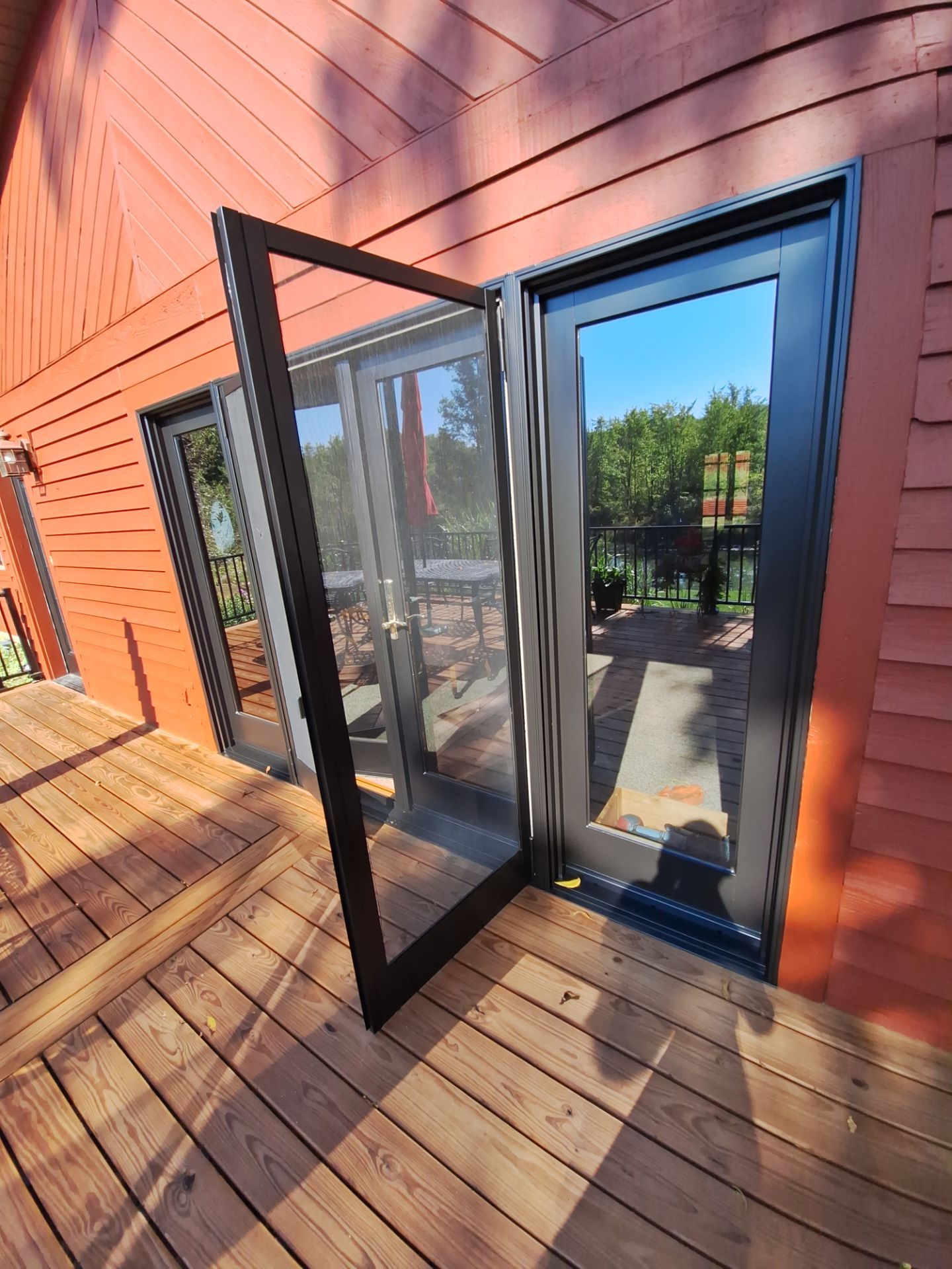 Color update with exterior staining and painting by Gordon Painting