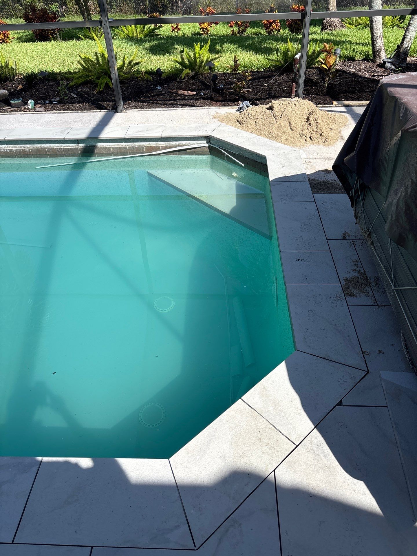 Porcelain Pool Deck - Colonial Country Club by Old Town Pavers Llc