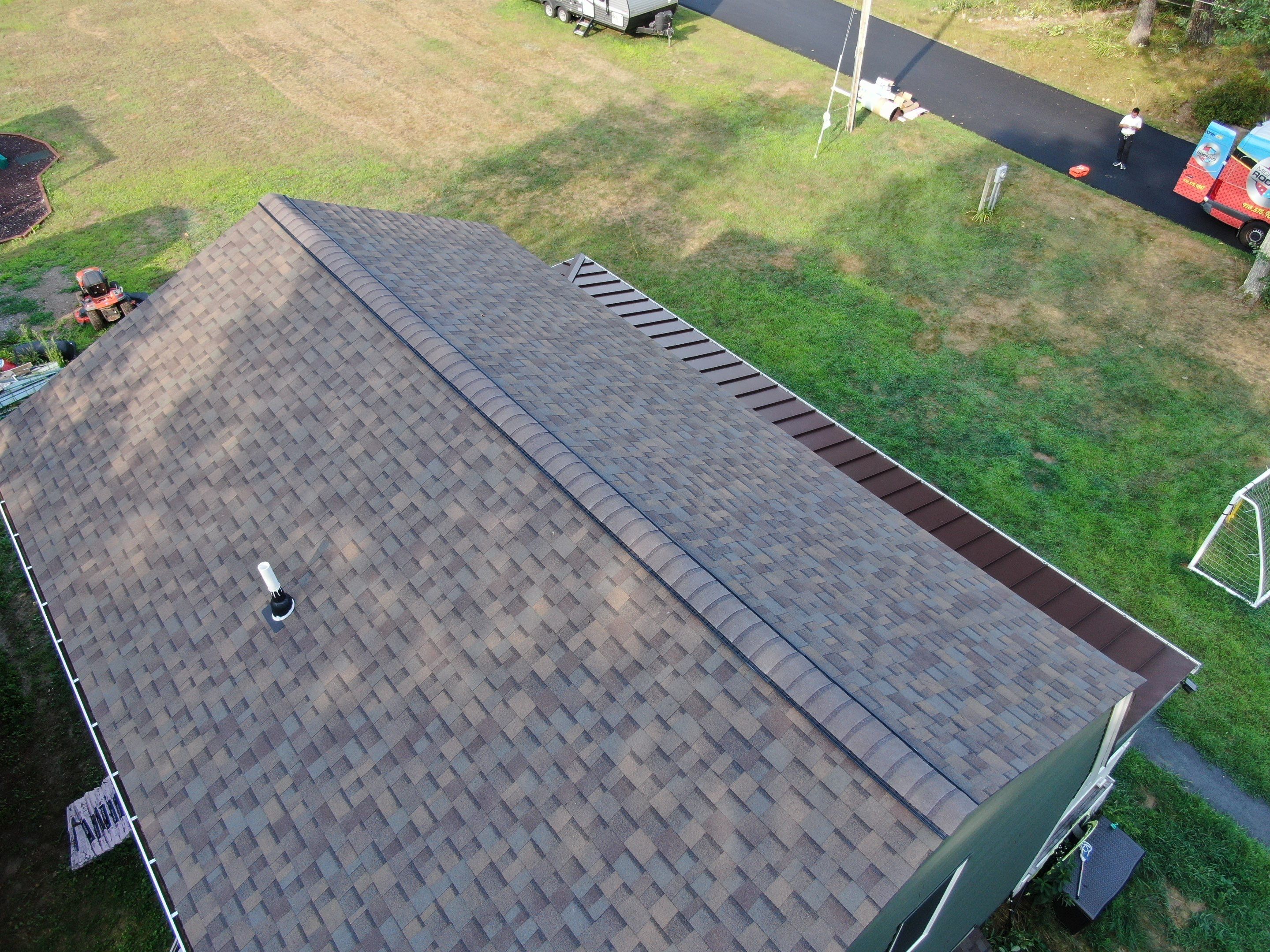 Full Roof Replacement & Farmers Porch Restoration – Asphalt + Standing Seam Metal by Mighty Dog Roofing of Greater Middlesex County