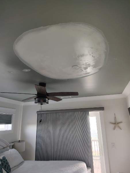 Interior Ceiling Repair and Drywall Patching in Oak Island by RGR Construction and Roofing, LLC