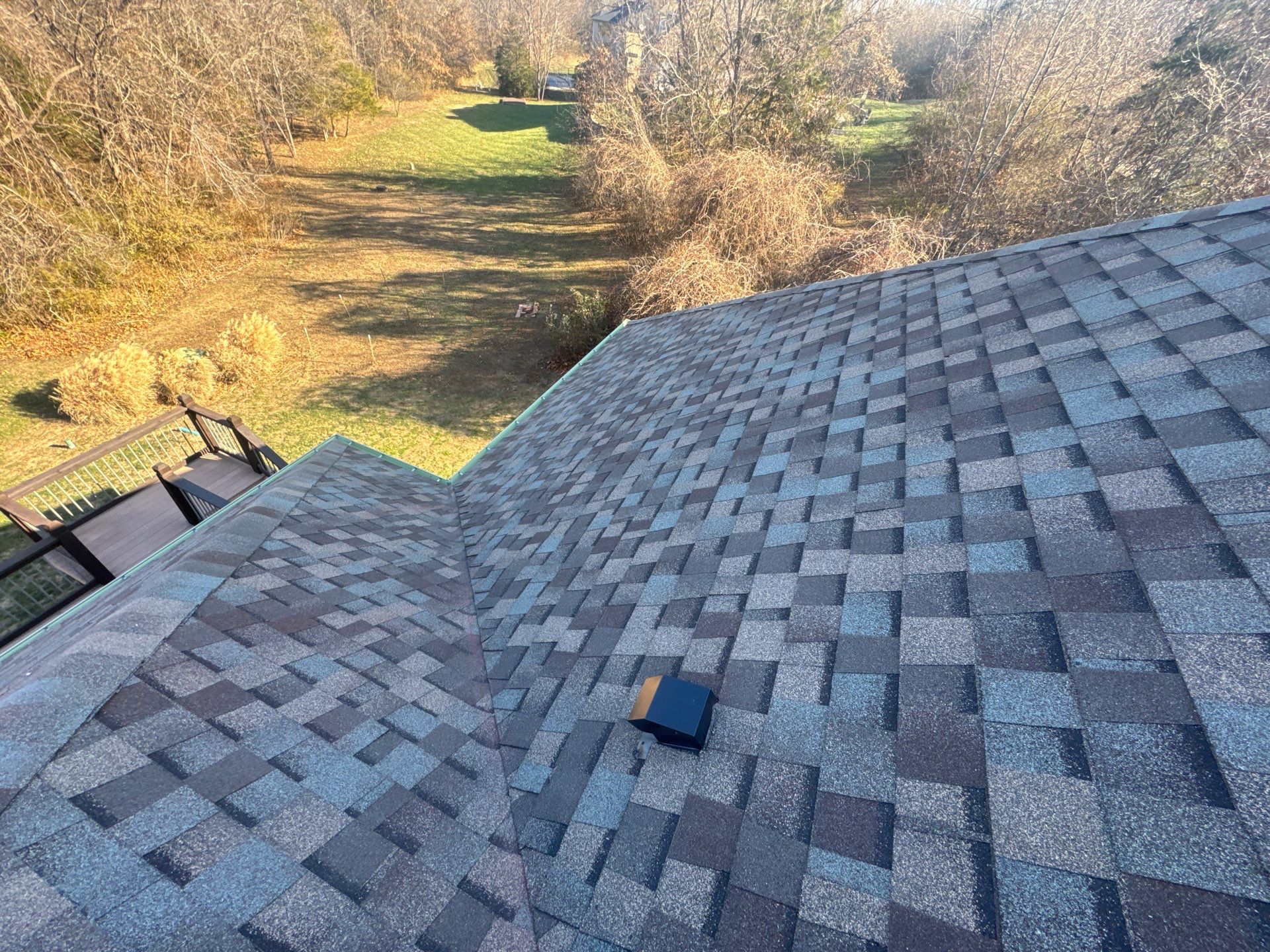 Residential Roofing & Gutter install - Atlas Pinnacle Pristine - Roof Color Majestic Shake - Gutter color Sierra Clay by Titan Commercial & Residential Roofing