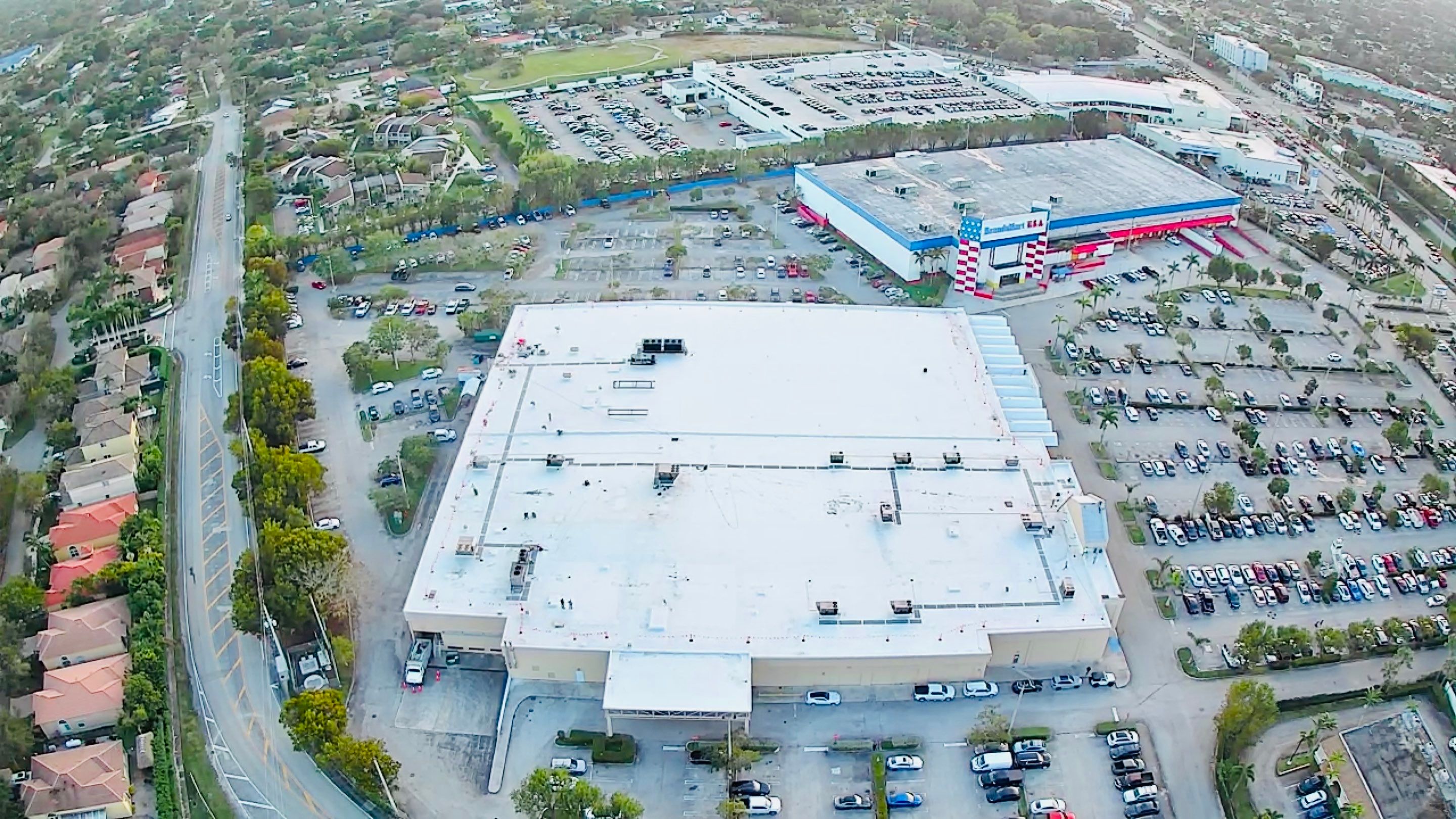 Commercial Re-Roof using GAF TPO by First Due Roofing