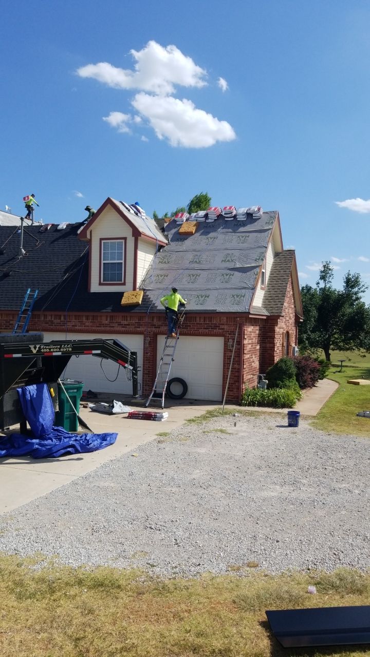 Residential Roofing Installation using GAF Natural Shadow  by A & H Roofing and Contracting
