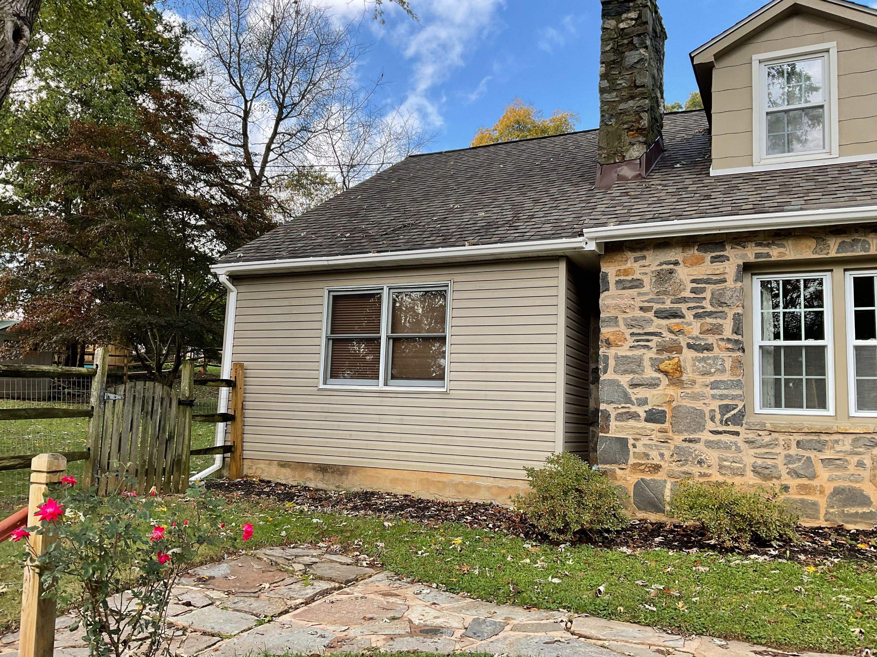 Gutter Installation using 6" Gutters & 3/4 " Downspouts by Alpha Design Services