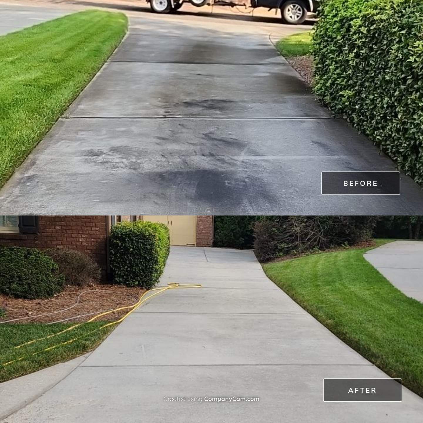 House Wash using cleaner by G&H Home Tech Pros LLC