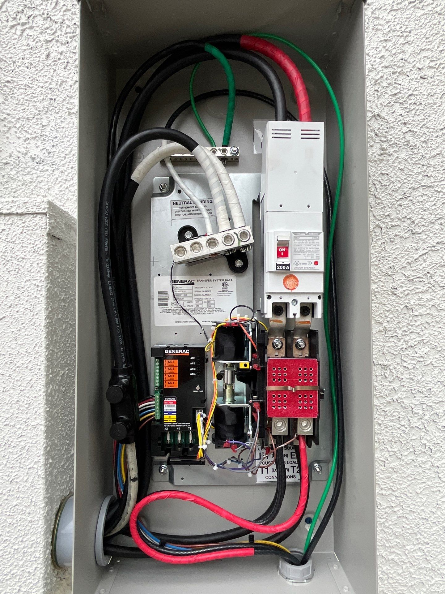 18kW Generac Whole Home Generator and 200A Automatic Transfer Switch by Smartron Electric