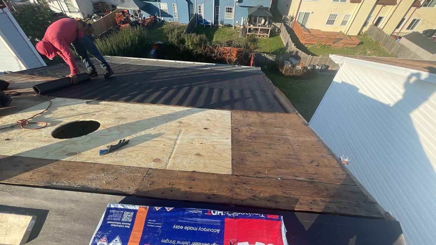 Multi-family unit roof replacement. using GAF Timberline HDZ by Pro Home Services Inc
