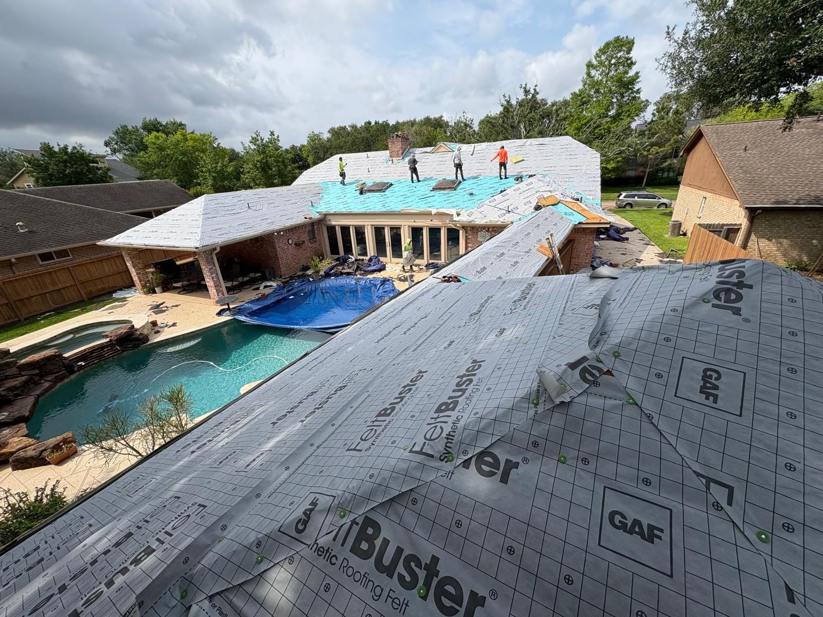 Project in Missouri City by Big State Roof Solutions