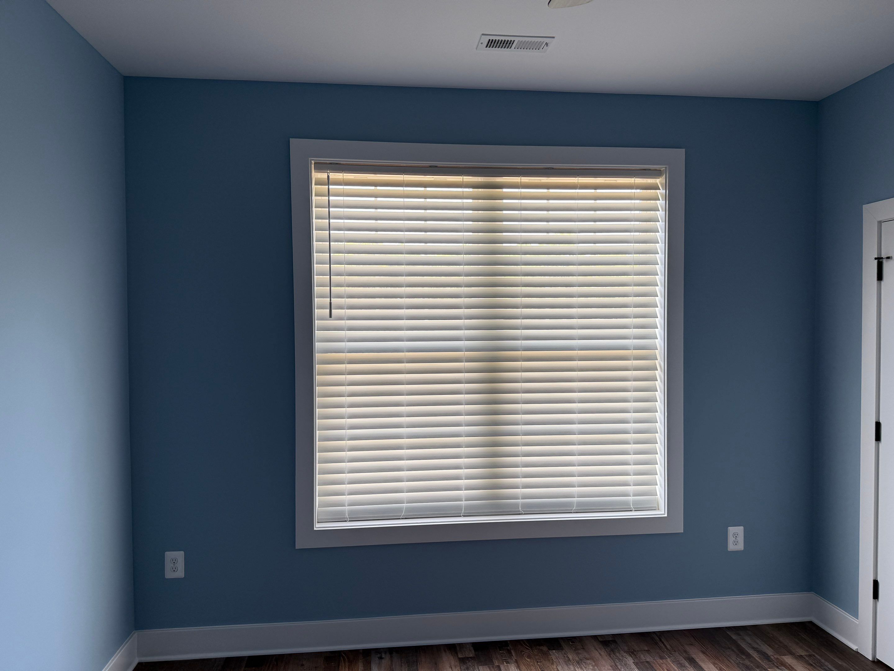 Roller Shade and Faux Wood Blind Installation - Chaptico by Southern Maryland Custom Blinds
