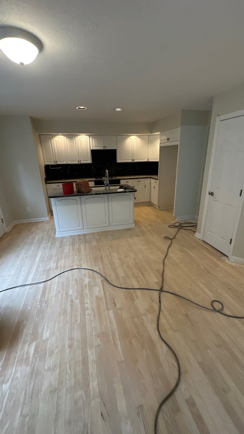 Hardwood Refinishing Project in Canonsburg by Floors in a Day, Inc