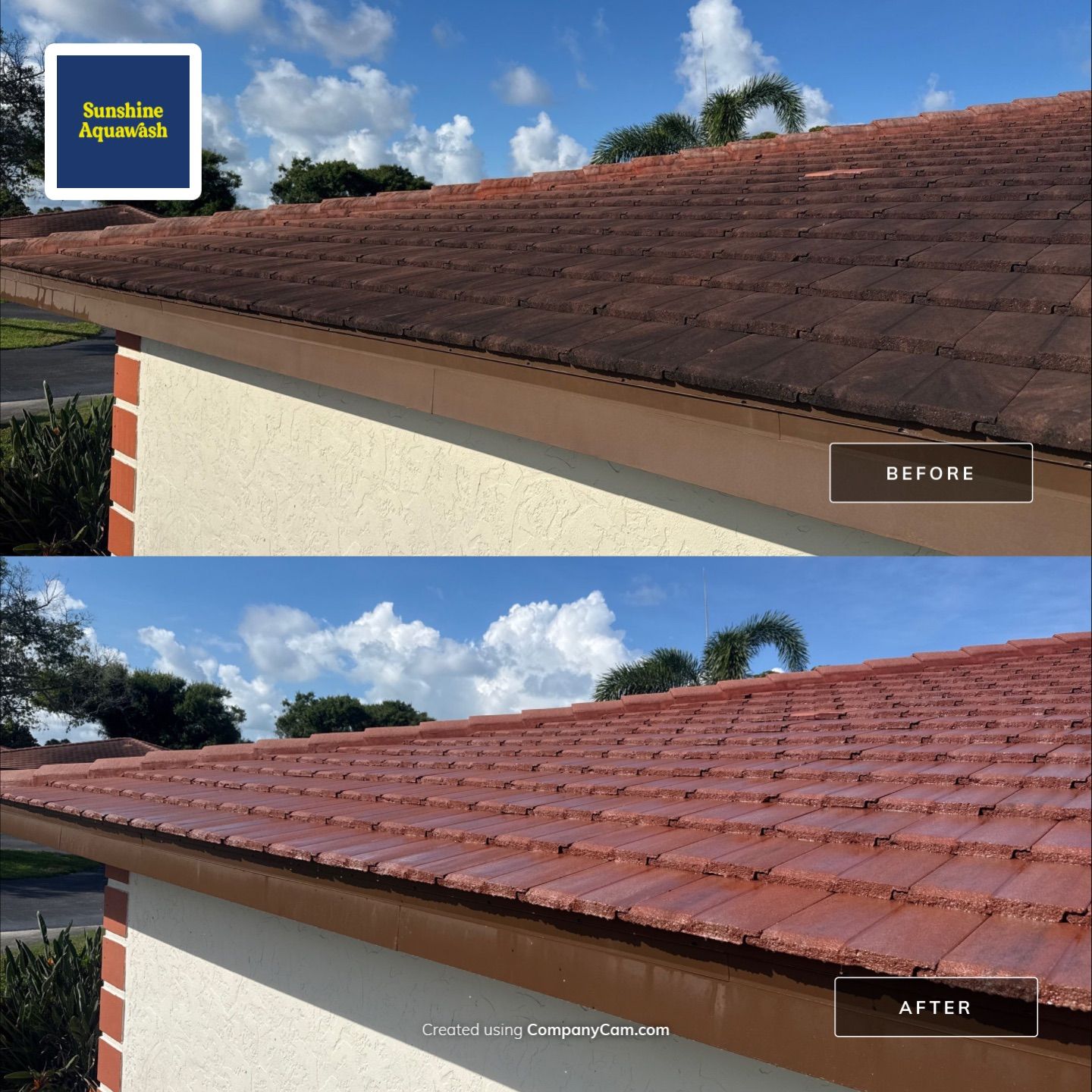 Tile Roof, Driveway & Patio Cleaning – Vivienda at Bradenton I by Sunshine AquaWash