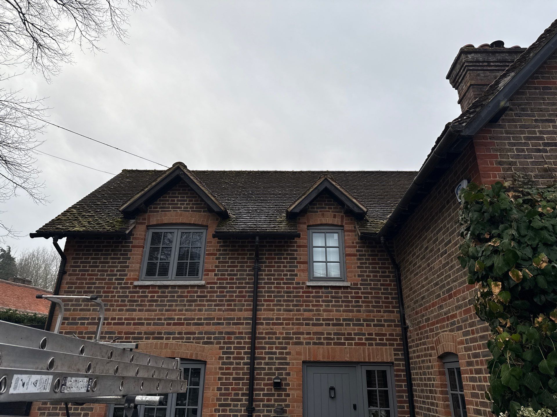 Roof Clean  - Moss Removal - Gutter Clean using Honda 15lpm Low Pressure Washing Machine by Ges Exterior Cleaning ltd