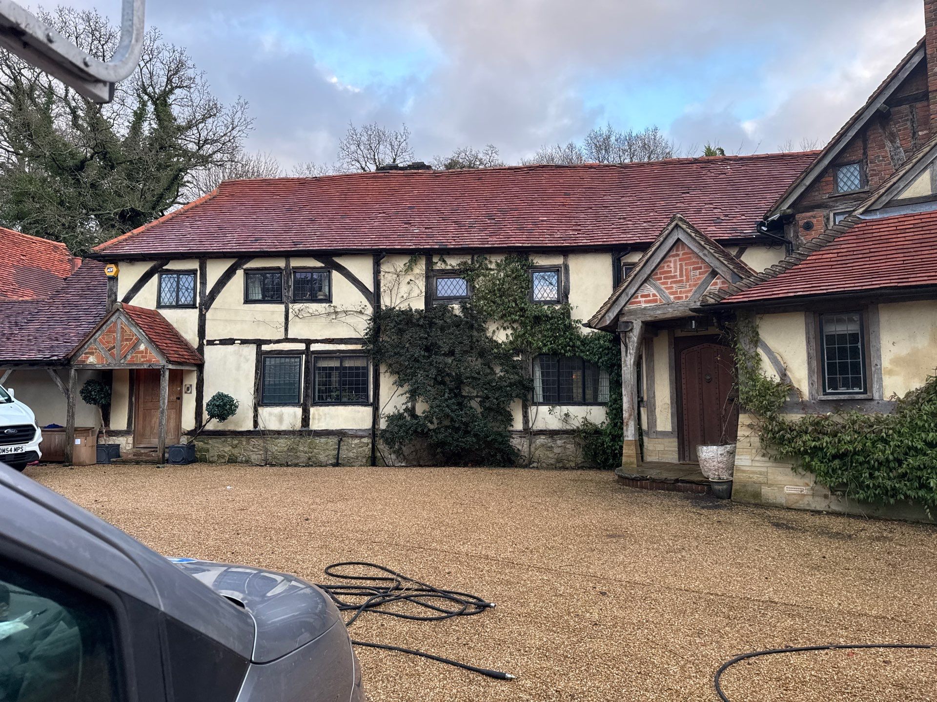 Roof Clean  - Moss Removal - Gutter Clean using Honda 15lpm Low Pressure Washing Machine by Ges Exterior Cleaning ltd