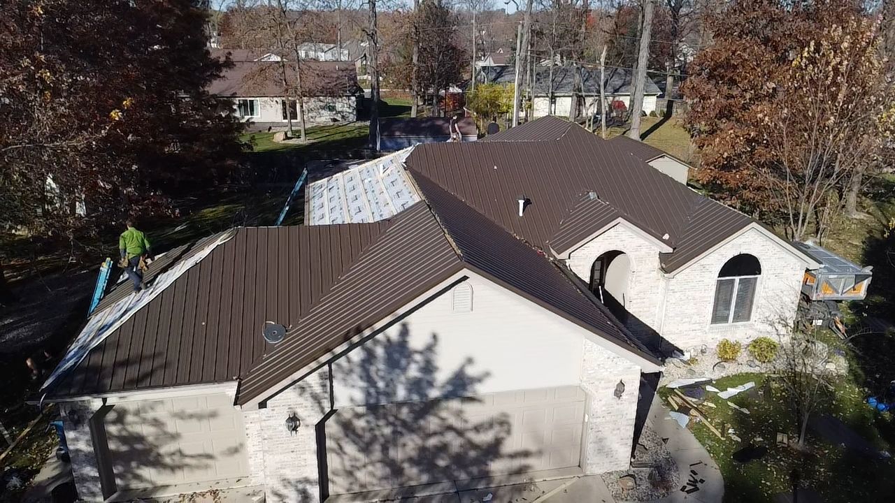 Exposed Fastener Metal Roof Replacement – Ossian, IN by 4Ever Metal Roofing