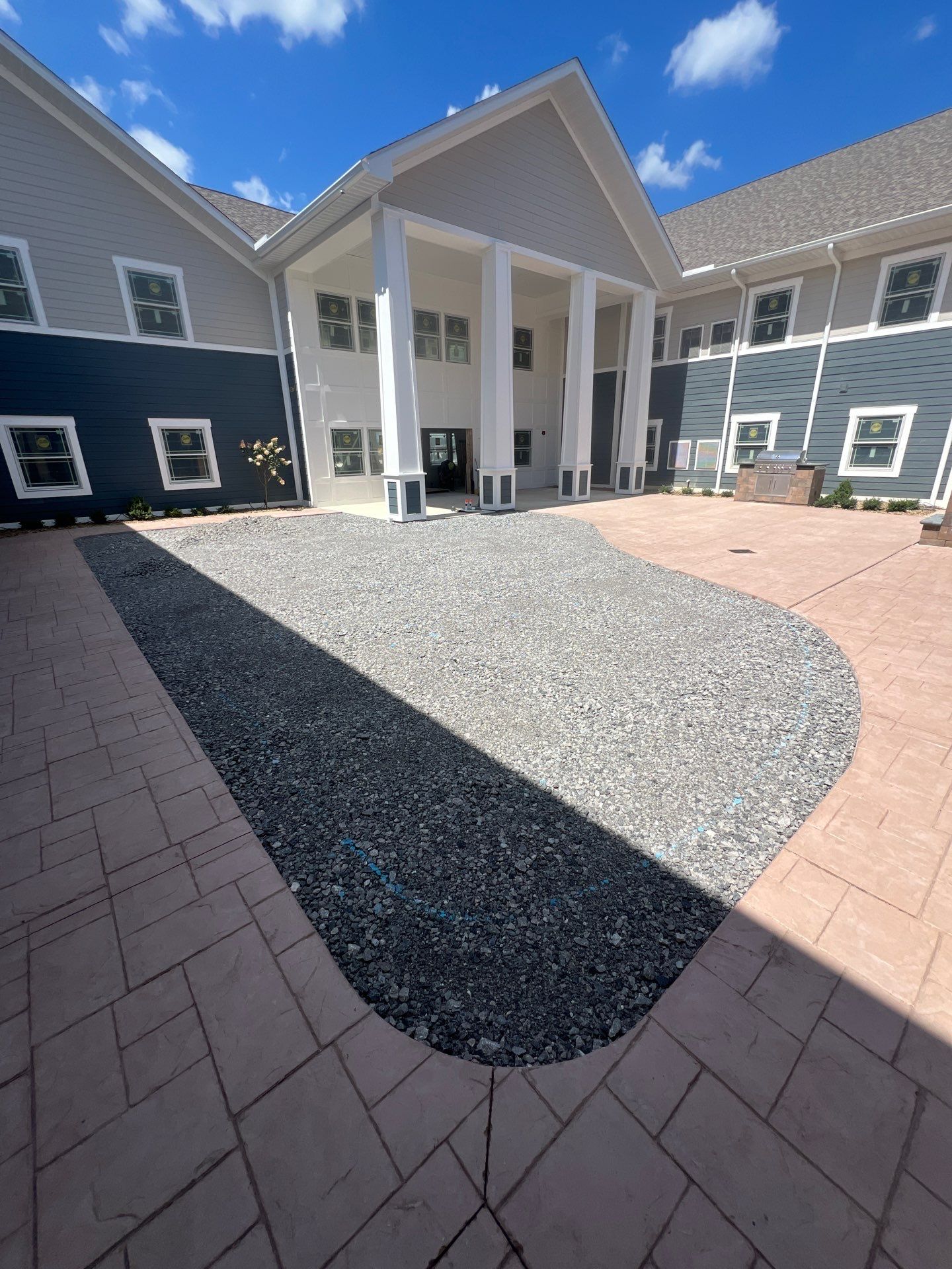 Senior Living Synthetic Golf Green Installation at Saybrook Inn by Southwest Greens Midwest